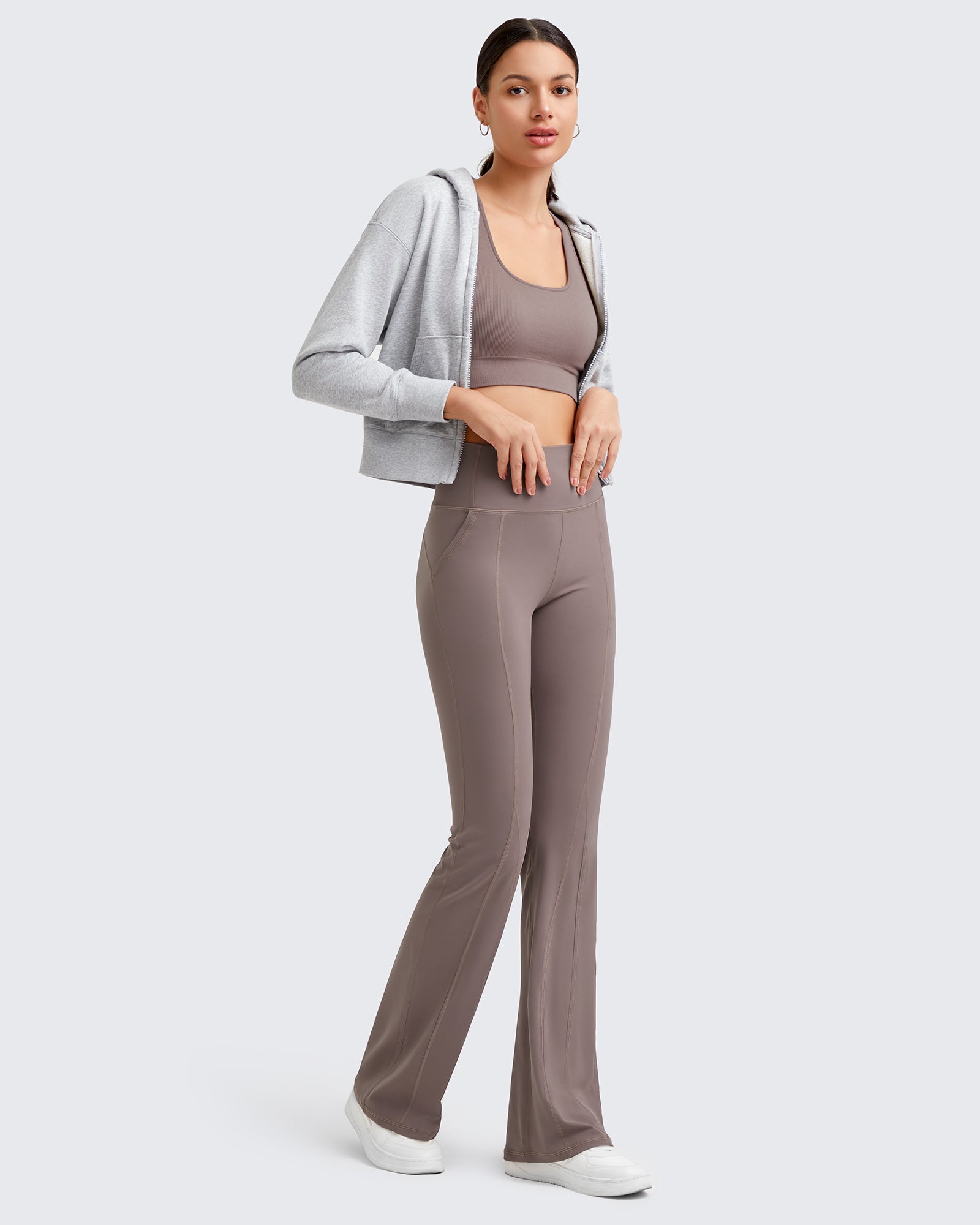 G4Free - BareFeel High-Rise Flare Yoga Casual Pants -GF24A329AA-S