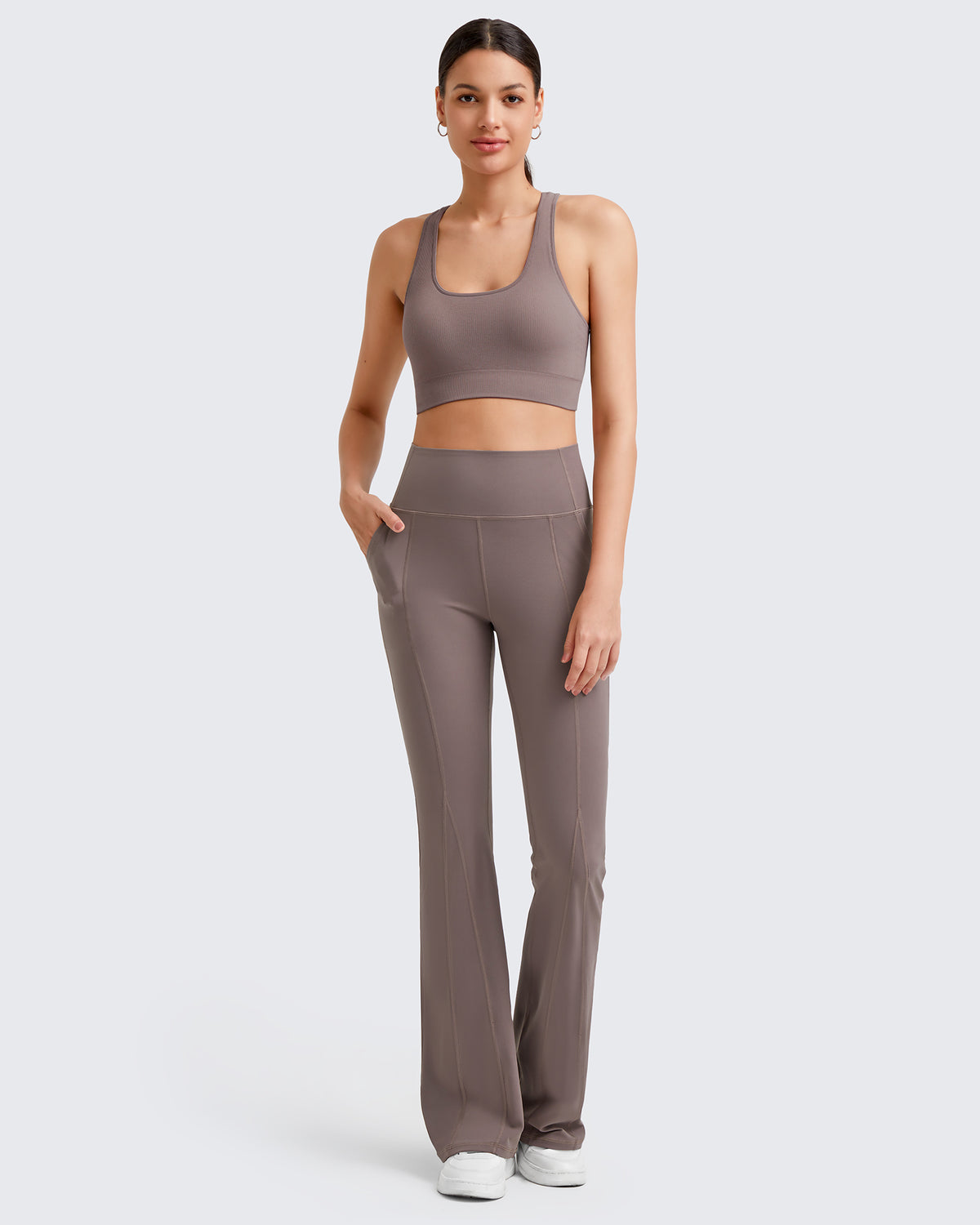 G4Free - BareFeel High-Rise Flare Yoga Casual Pants -GF24A329AA-S