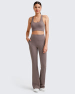 G4Free - BareFeel High-Rise Flare Yoga Casual Pants -GF24A329AA-S
