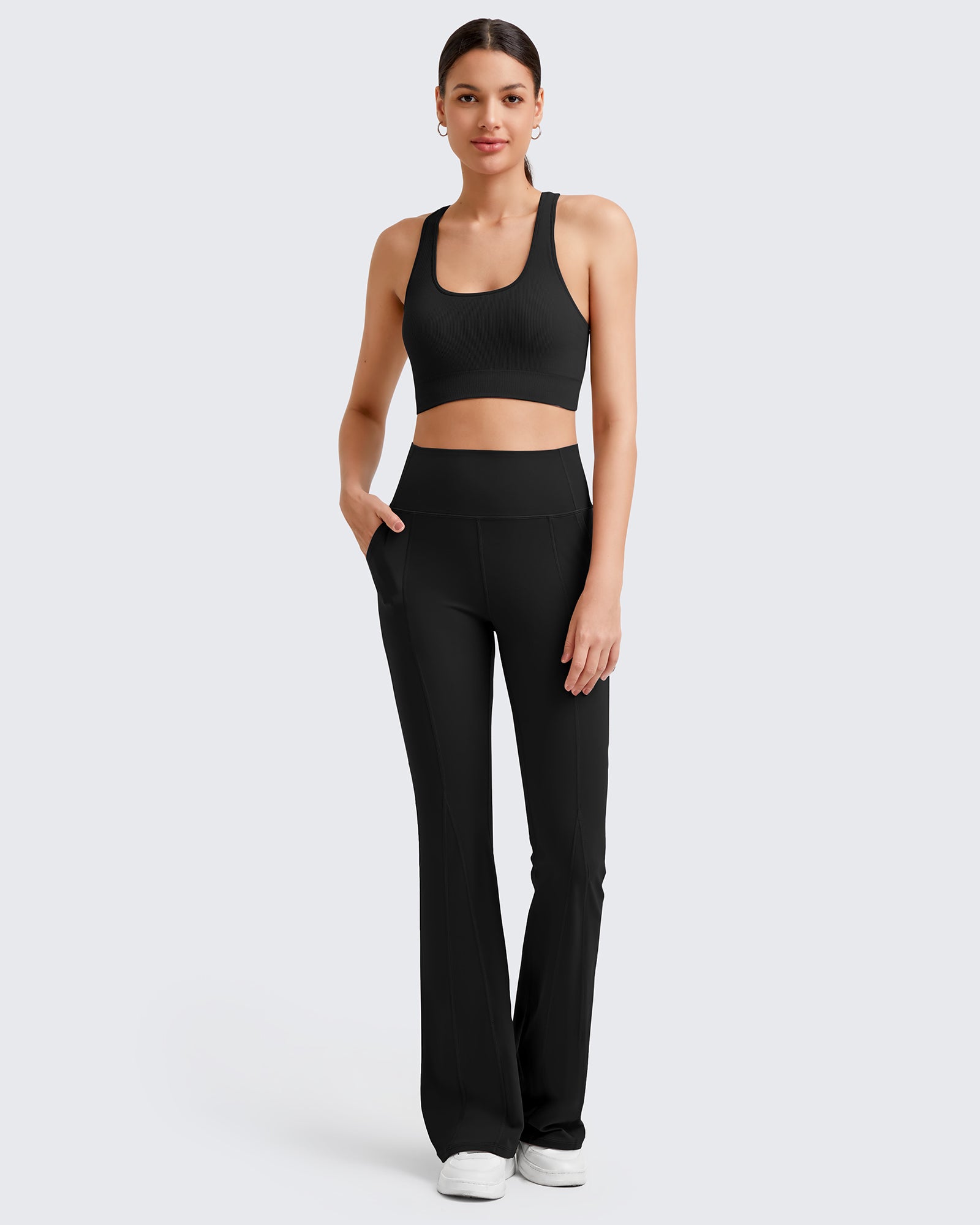 G4Free - BareFeel High-Rise Flare Yoga Casual Pants -GF24A329AA-S