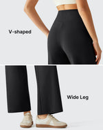 G4Free - BareFeel High Stretch Ankle Wide Leg Yoga Pants -GF26J781A001A-S