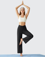 G4Free - BareFeel High Stretch Ankle Wide Leg Yoga Pants -GF26J781A001A-S