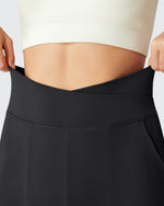 G4Free - BareFeel High Stretch Ankle Wide Leg Yoga Pants -GF26J781A001A-S