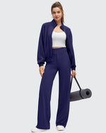 G4Free - BareFeel High Stretch Wide Leg Yoga Pants -GF25J622EA-S