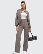 G4Free - BareFeel High Stretch Wide Leg Yoga Pants -GF25J622EA-S