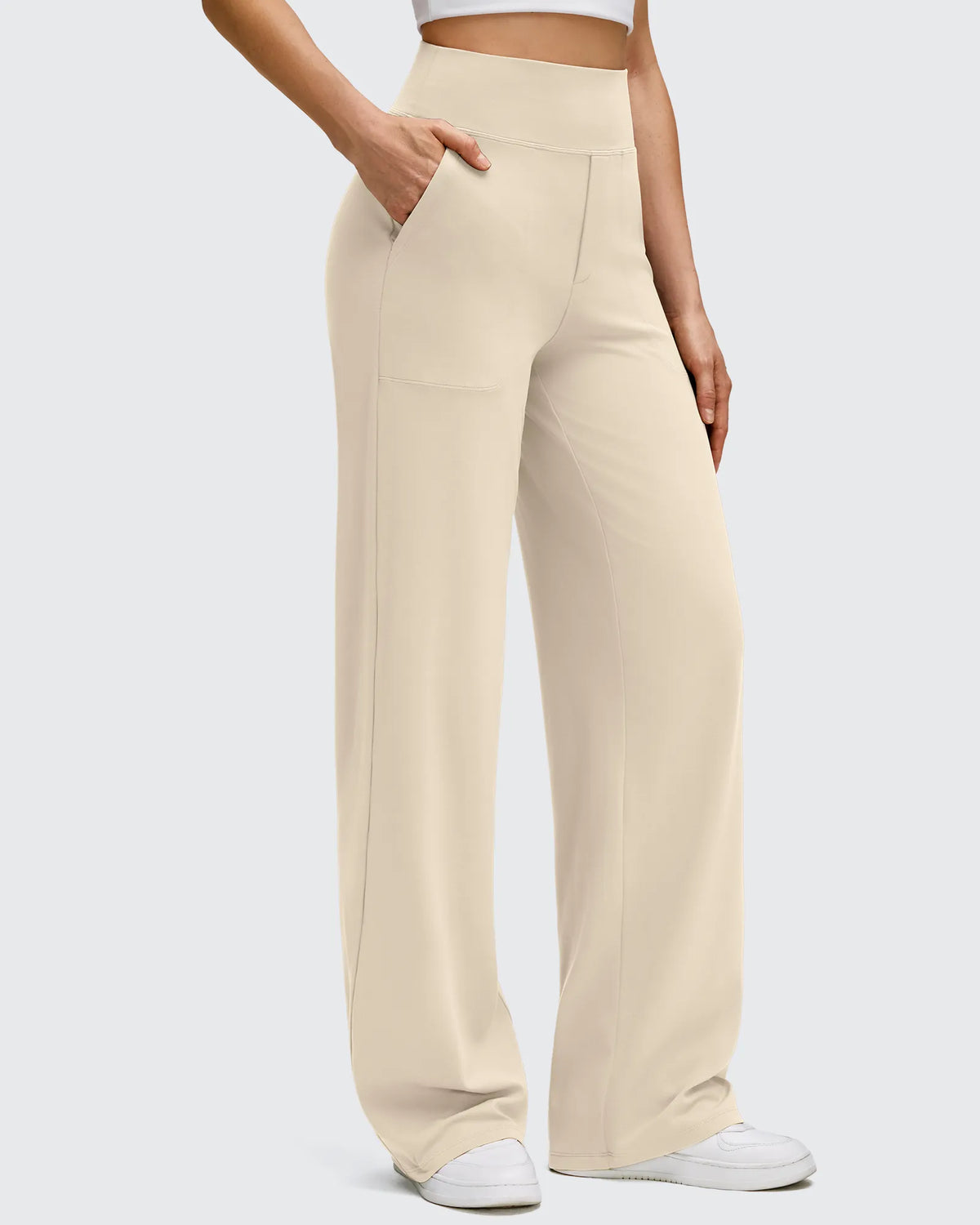 G4Free - BareFeel High Stretch Wide Leg Yoga Pants -GF25J622EA-S