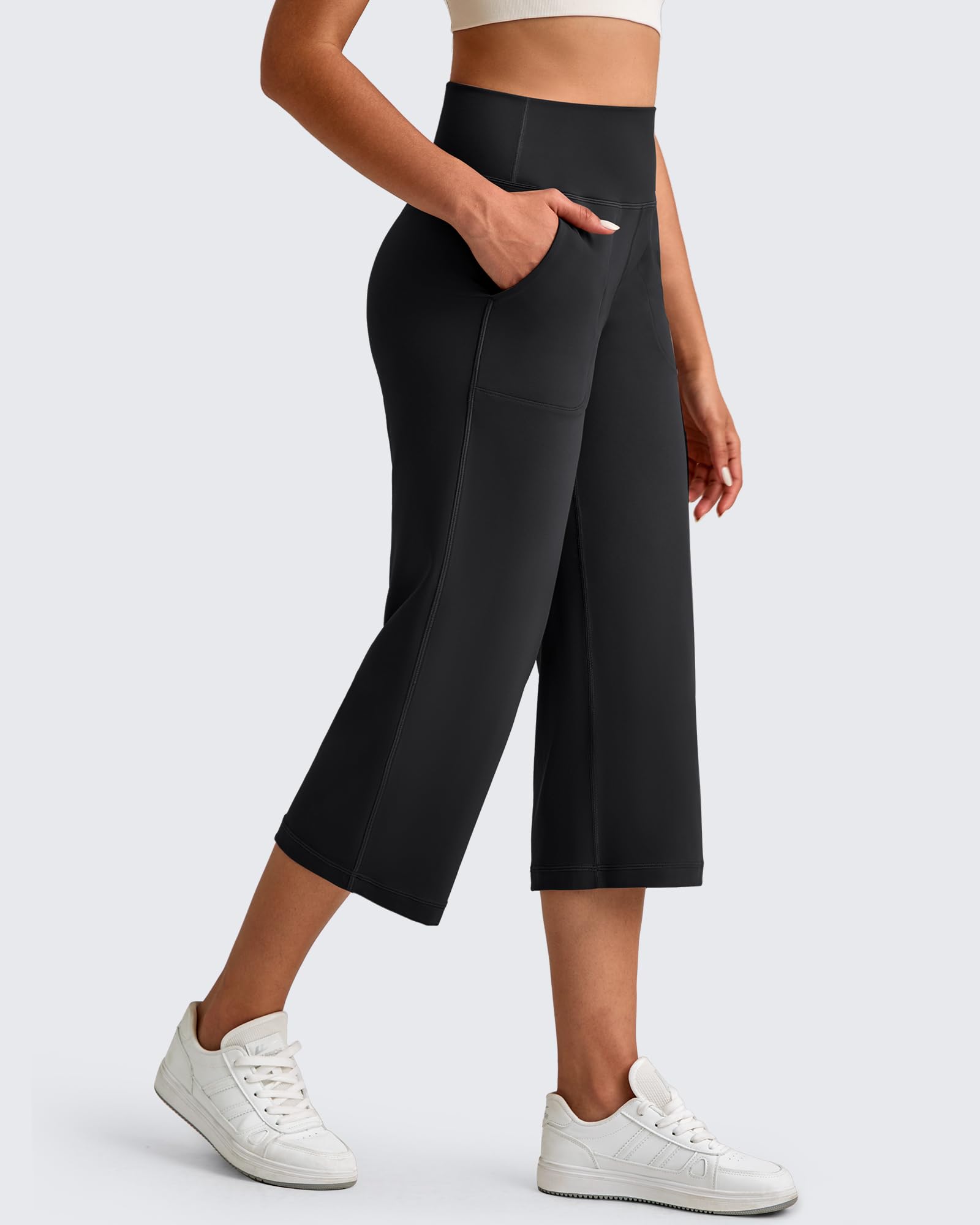 G4Free - BareFeel High Waist Capri Pants -GF25J494AA-S