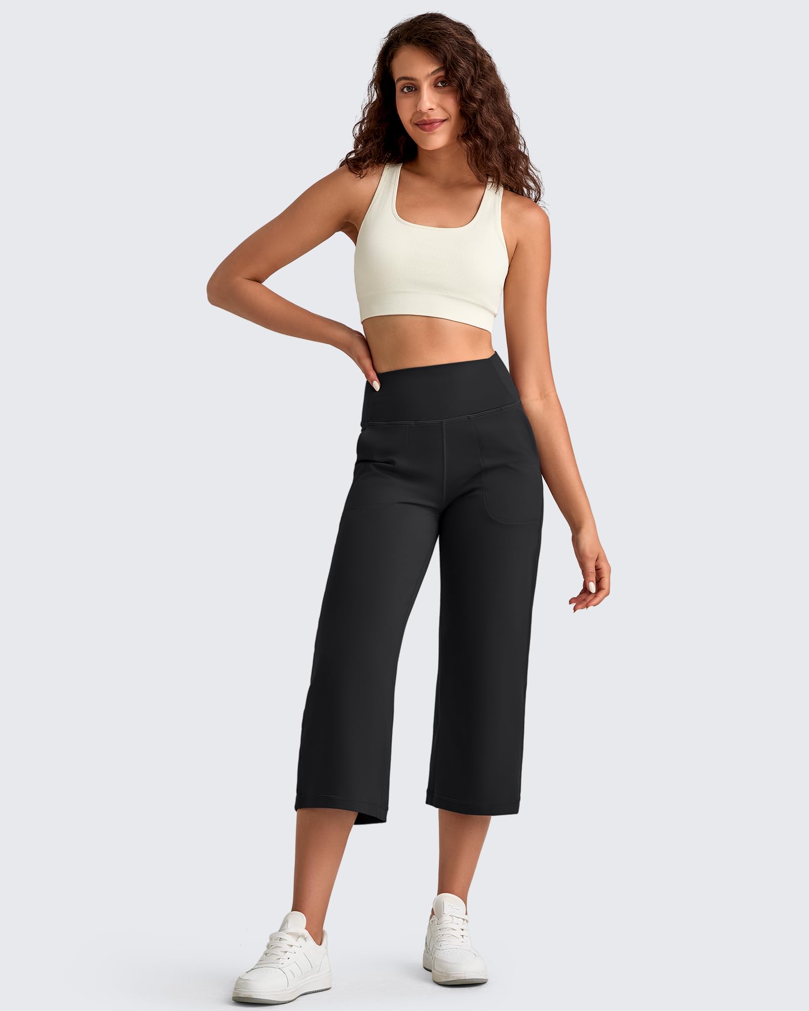 G4Free - BareFeel High Waist Capri Pants -GF25J494AA-S