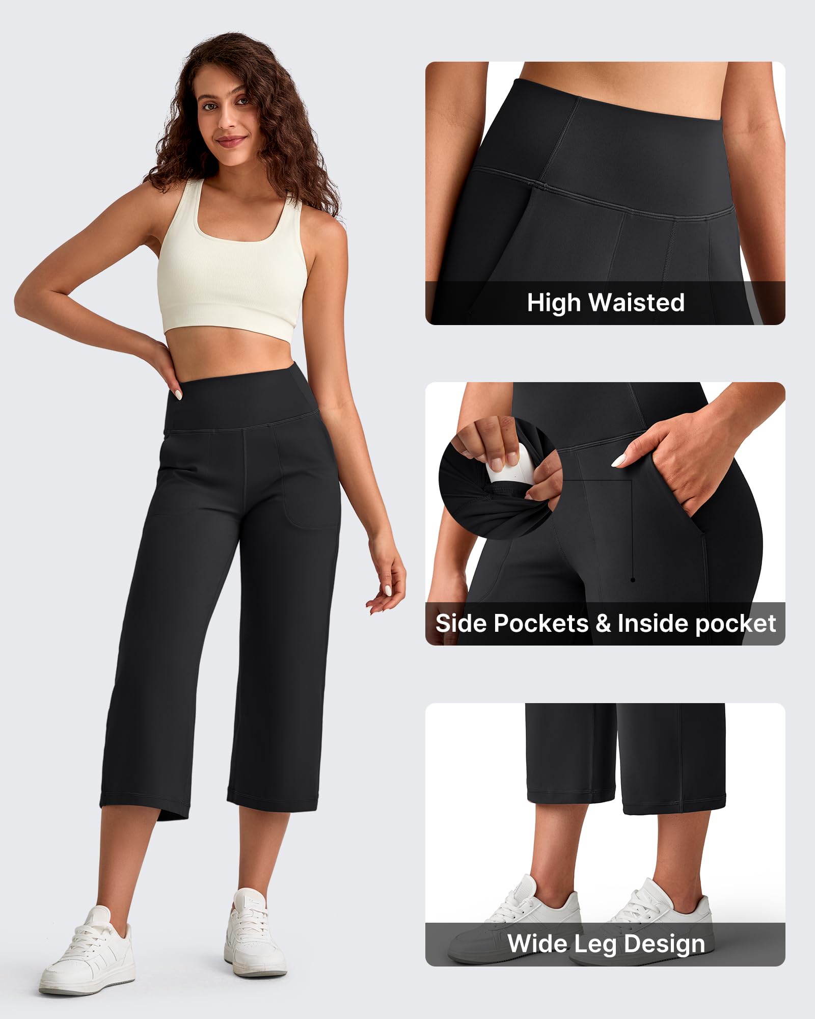 G4Free - BareFeel High Waist Capri Pants -GF25J494AA-S