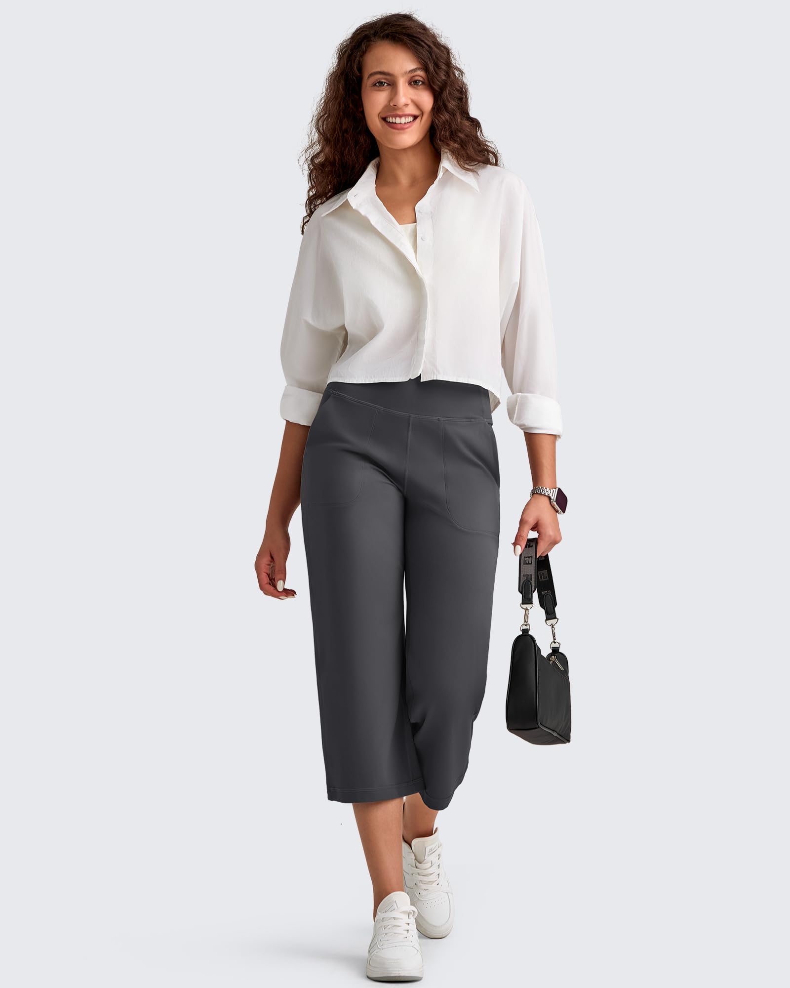 G4Free - BareFeel High Waist Capri Pants -GF25J494AA-S