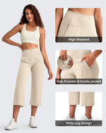 G4Free - BareFeel High Waist Capri Pants -GF25J494AA-S