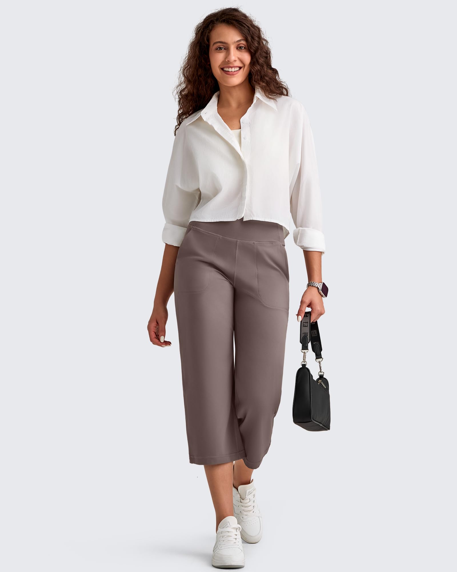 G4Free - BareFeel High Waist Capri Pants -GF25J494AA-S