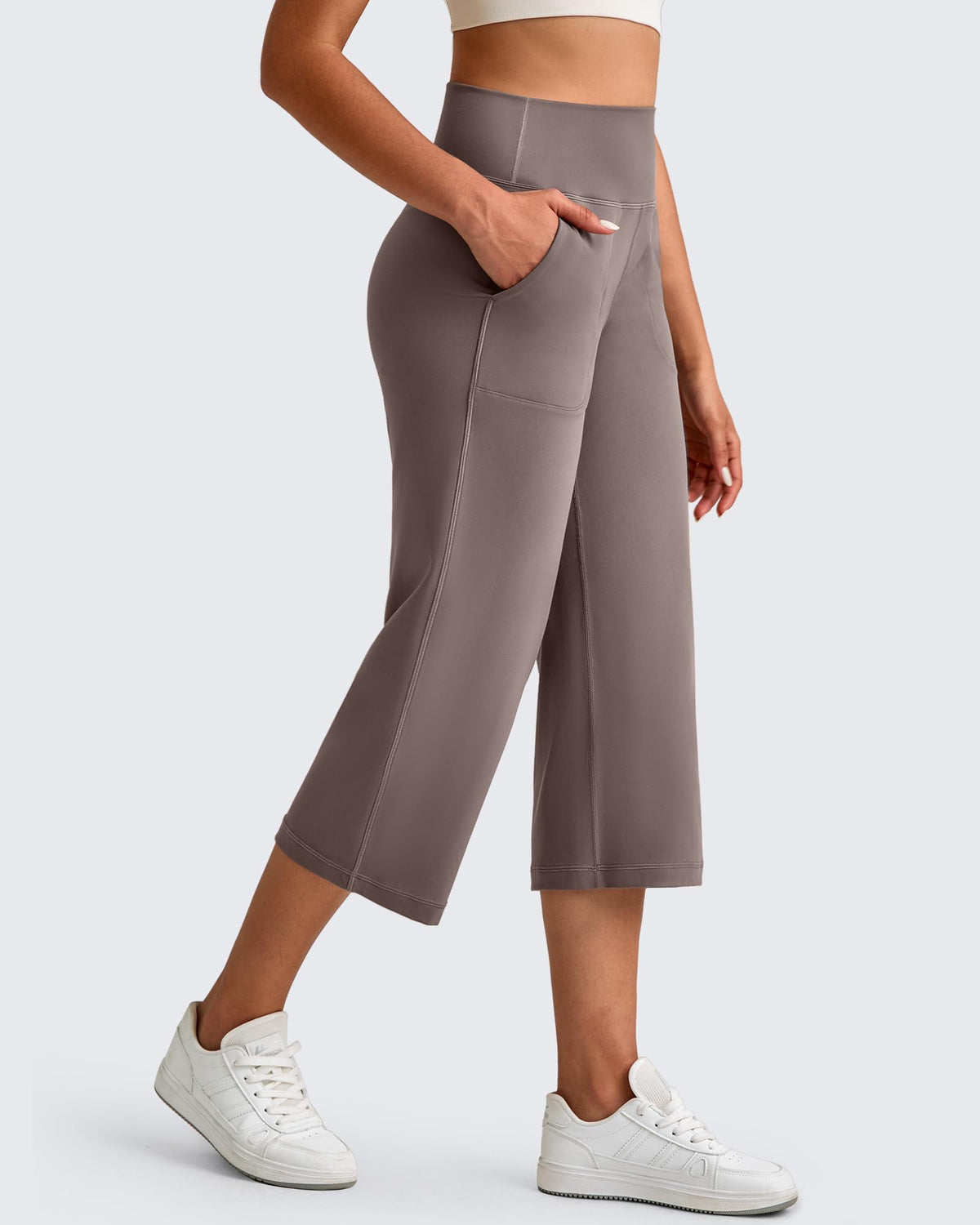 G4Free - BareFeel High Waist Capri Pants -GF25J494AA-S