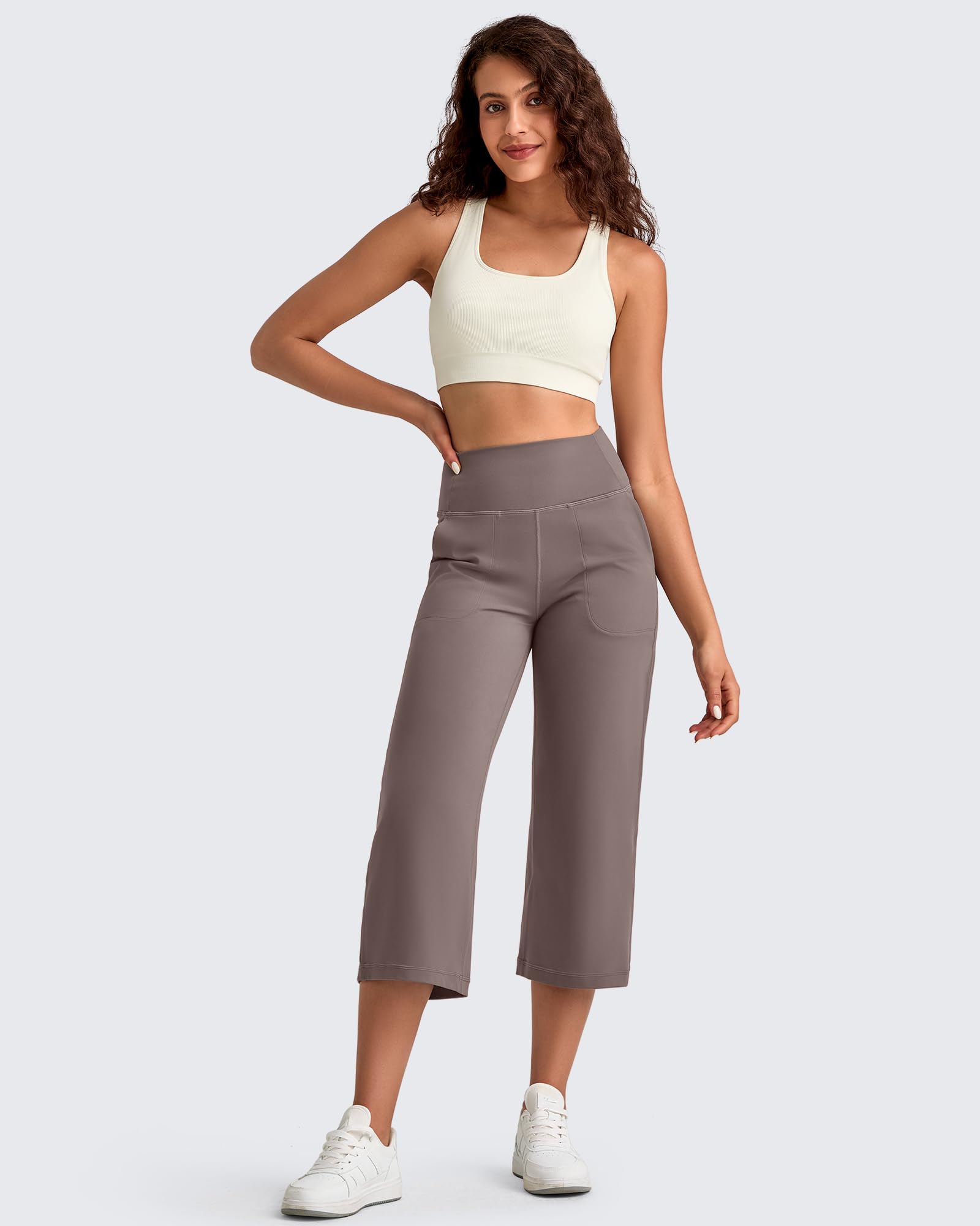 G4Free - BareFeel High Waist Capri Pants -GF25J494AA-S
