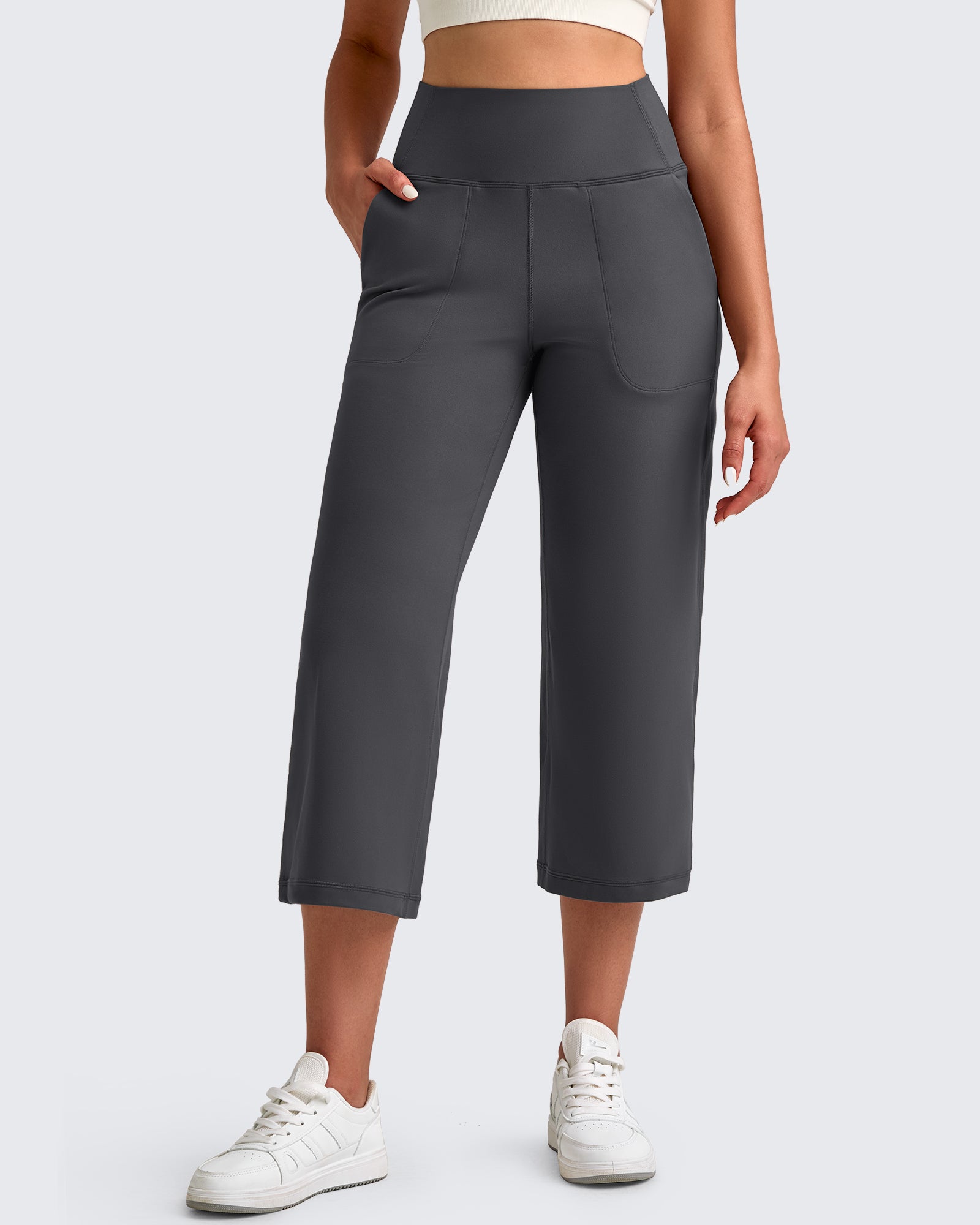 G4Free - BareFeel High Waist Capri Pants -GF25J494AA-S