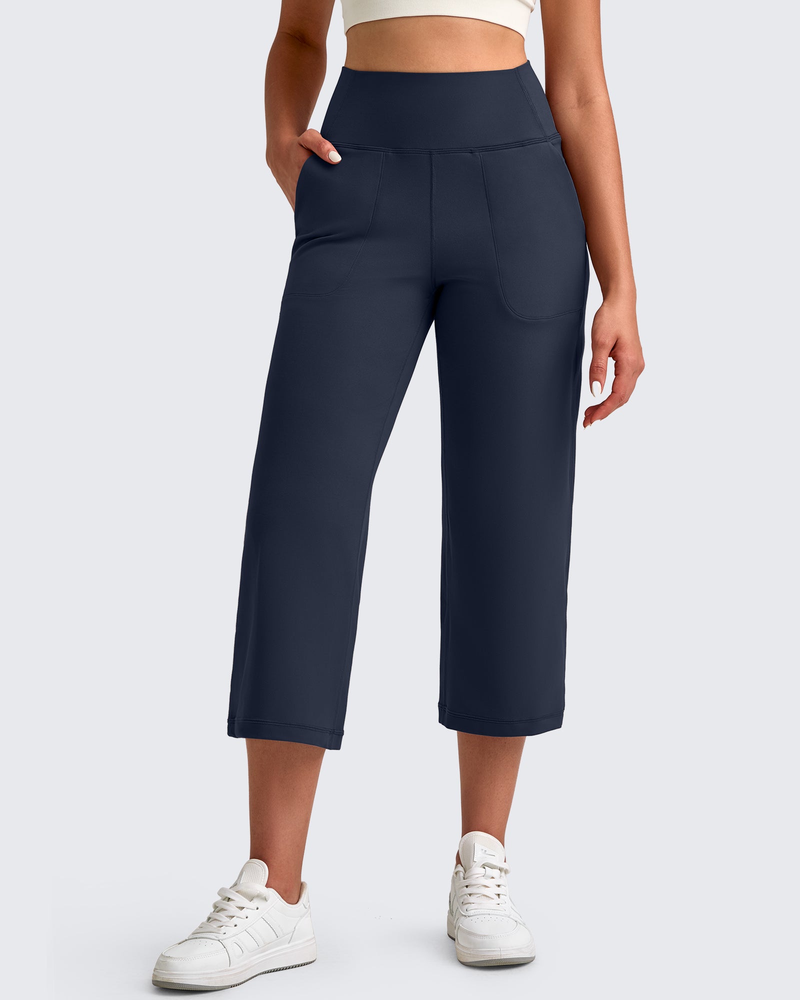 G4Free - BareFeel High Waist Capri Pants -GF25J494AA-S