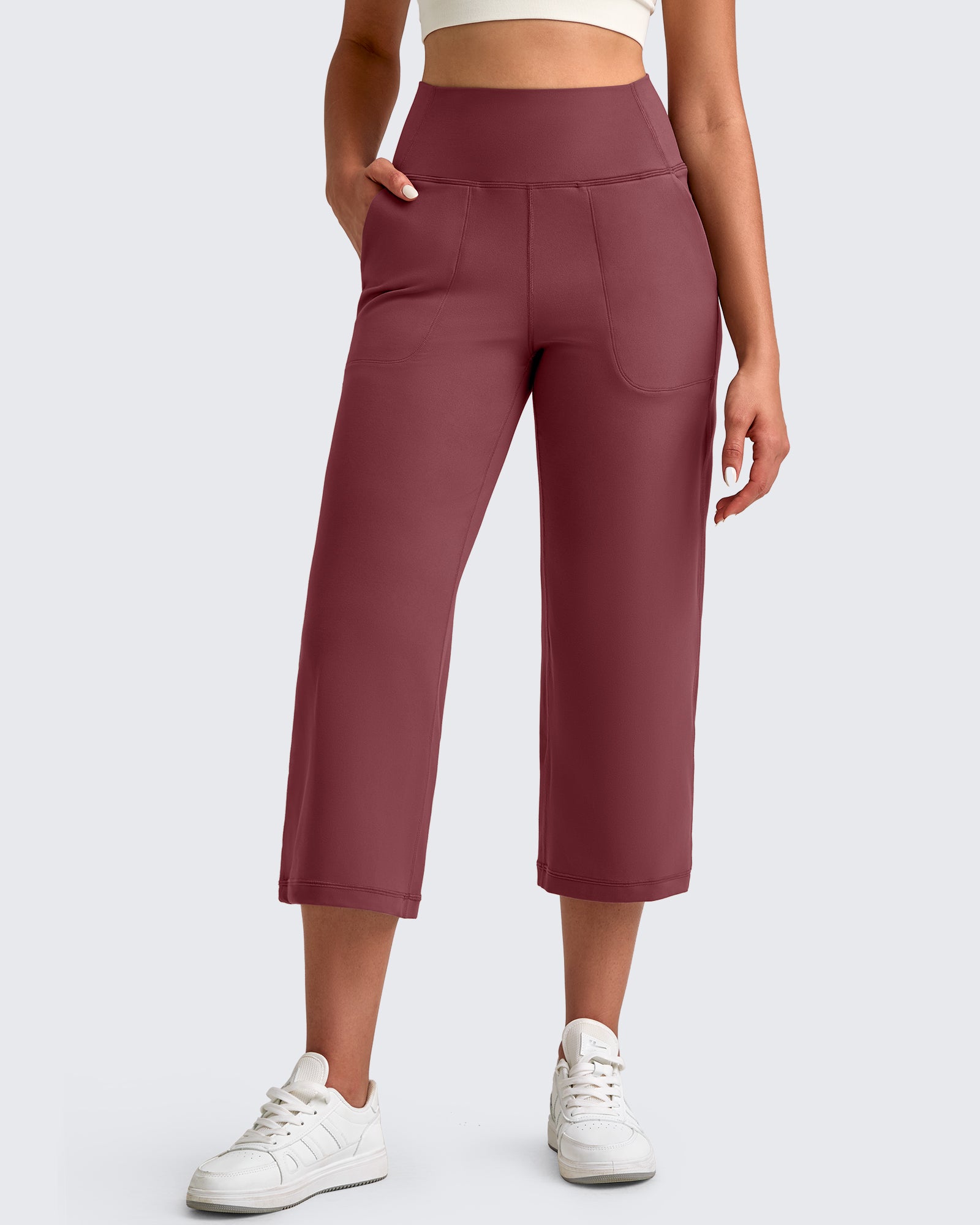 G4Free - BareFeel High Waist Capri Pants -GF25J494AA-S