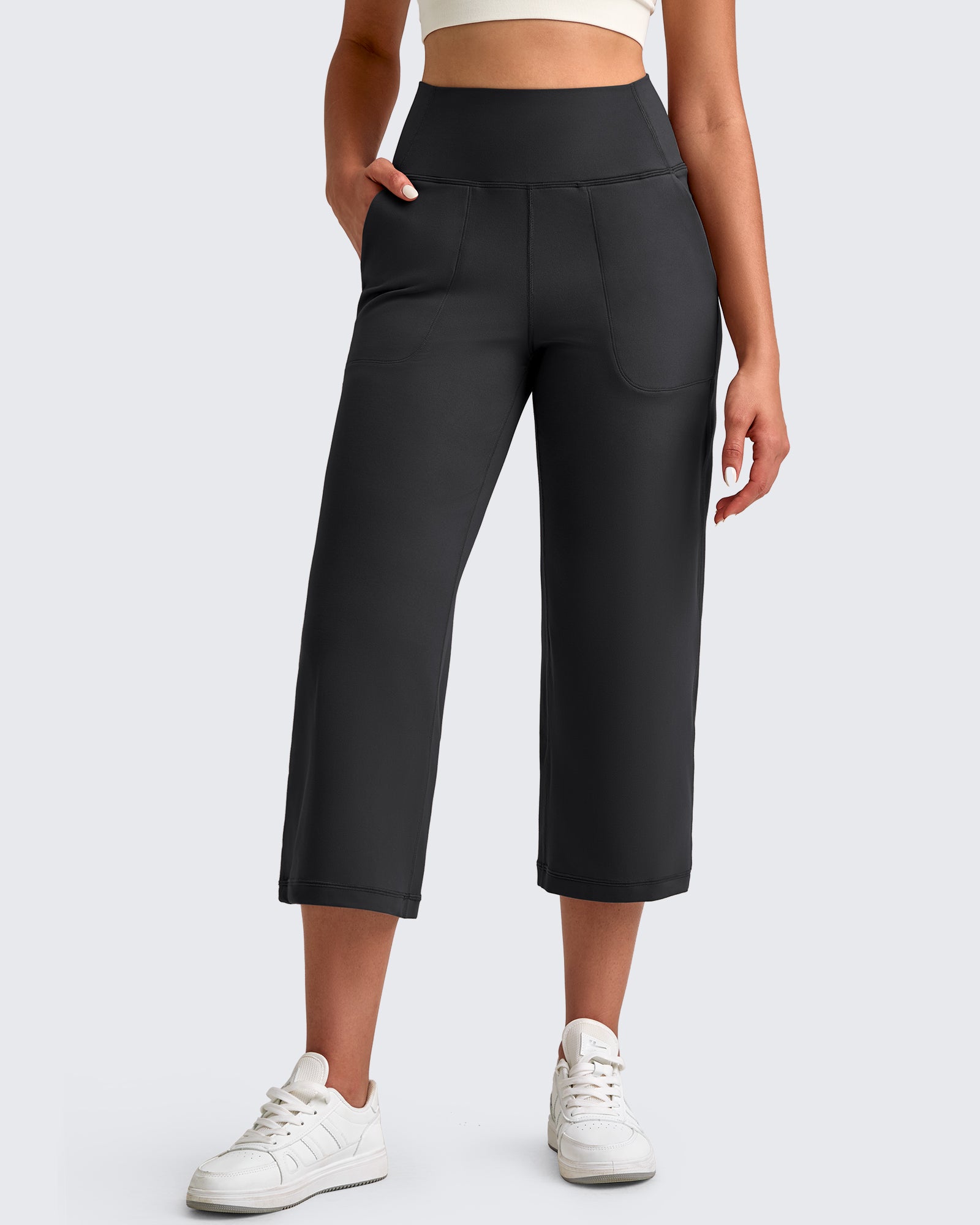 G4Free - BareFeel High Waist Capri Pants -GF25J494AA-S