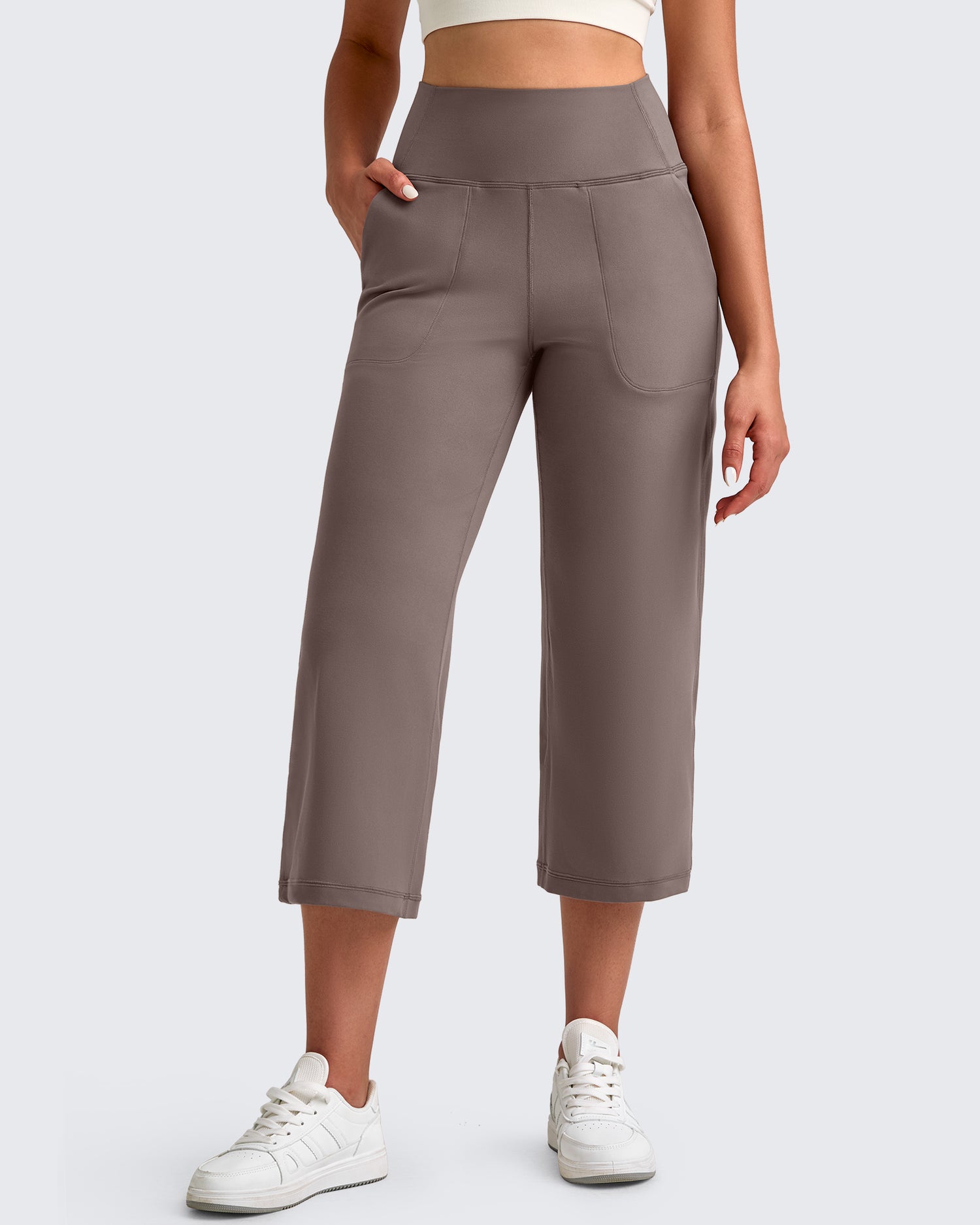 G4Free - BareFeel High Waist Capri Pants -GF25J494CA-S