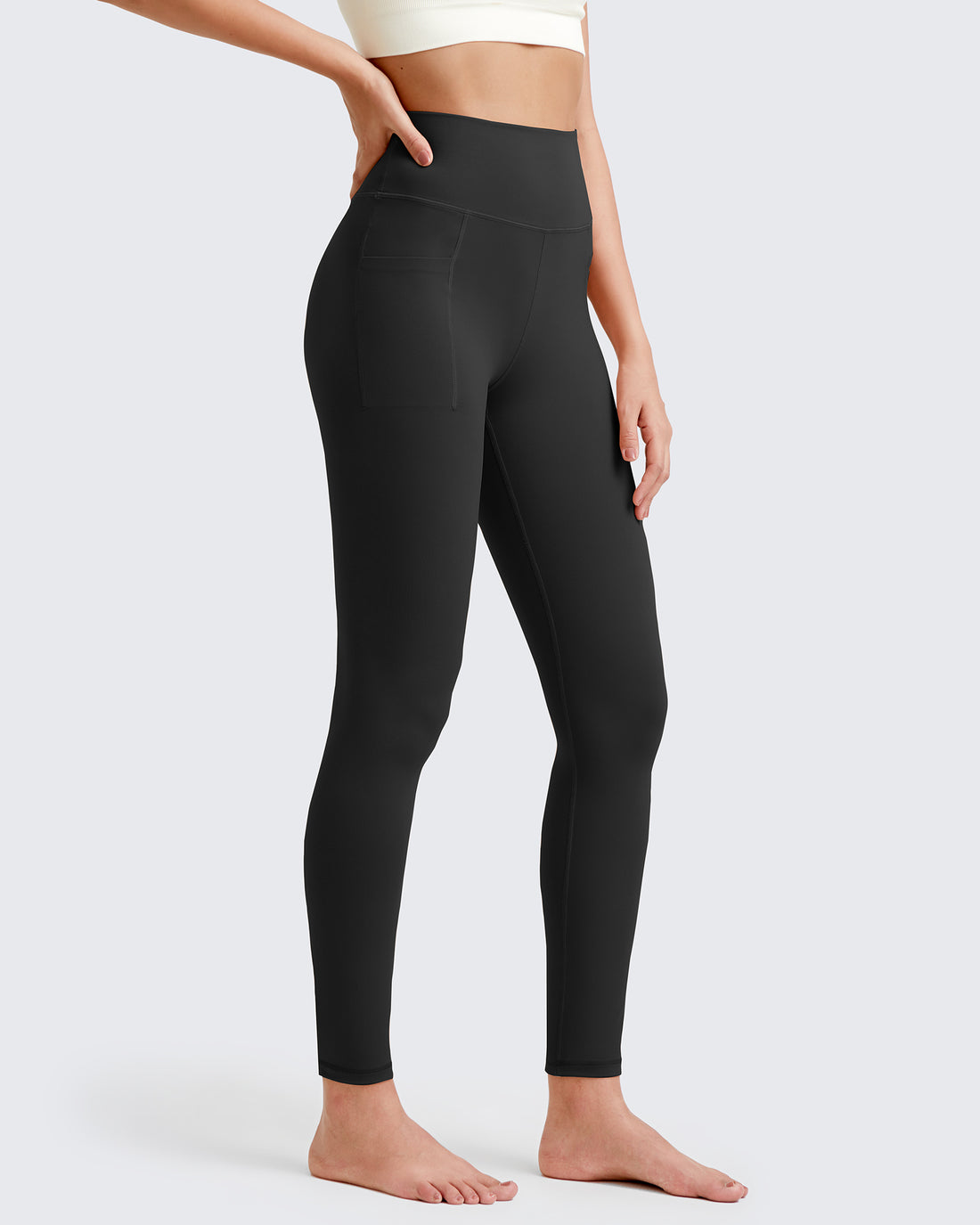 G4Free - BareFeel High-Waist Workout Yoga Leggings -GF24A334AF-XS