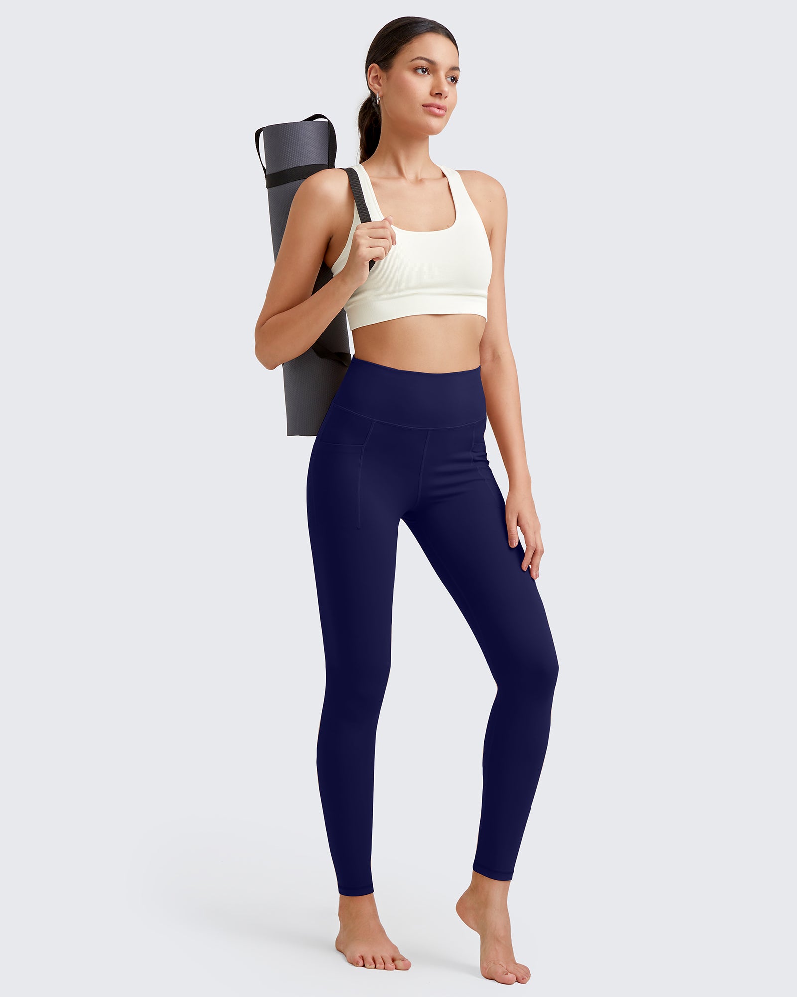 G4Free - BareFeel High-Waist Workout Yoga Leggings -GF24A334AF-XS
