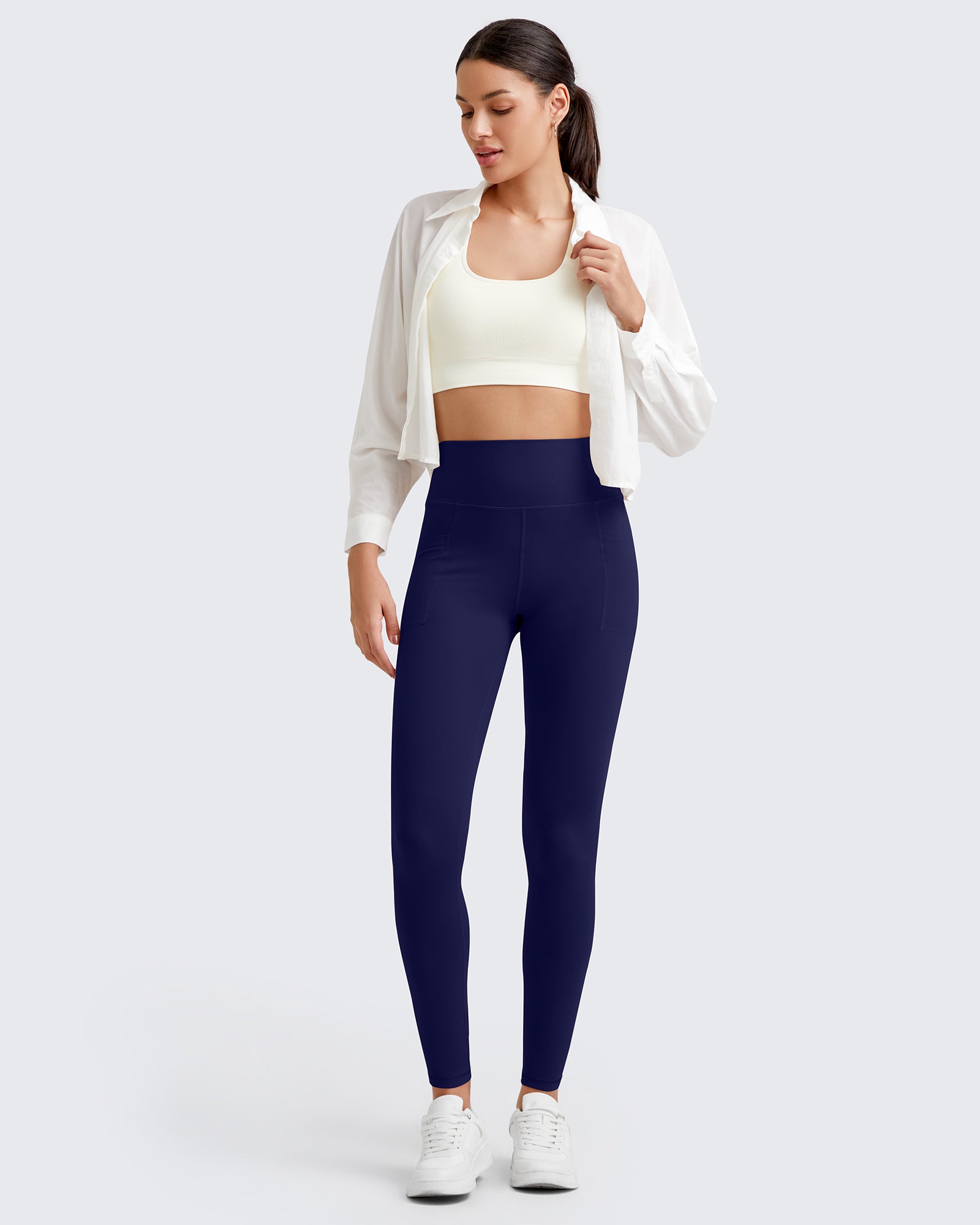G4Free - BareFeel High-Waist Workout Yoga Leggings -GF24A334AF-XS