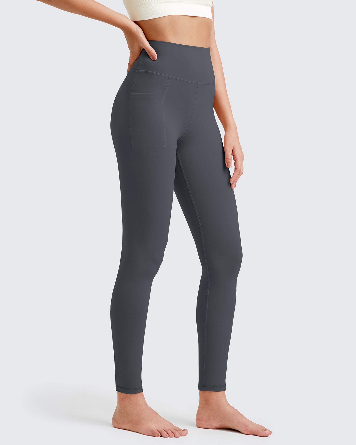 G4Free - BareFeel High-Waist Workout Yoga Leggings -GF25A376DF-XS