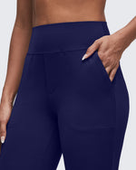 G4Free - BareFeel High Waisted Pockets Flare Dress Pants -GF25A548DF-XS