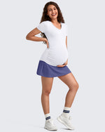 G4Free - BareFeel Inner Shorts Maternity Workout Skirt -GF25HY520AA-S