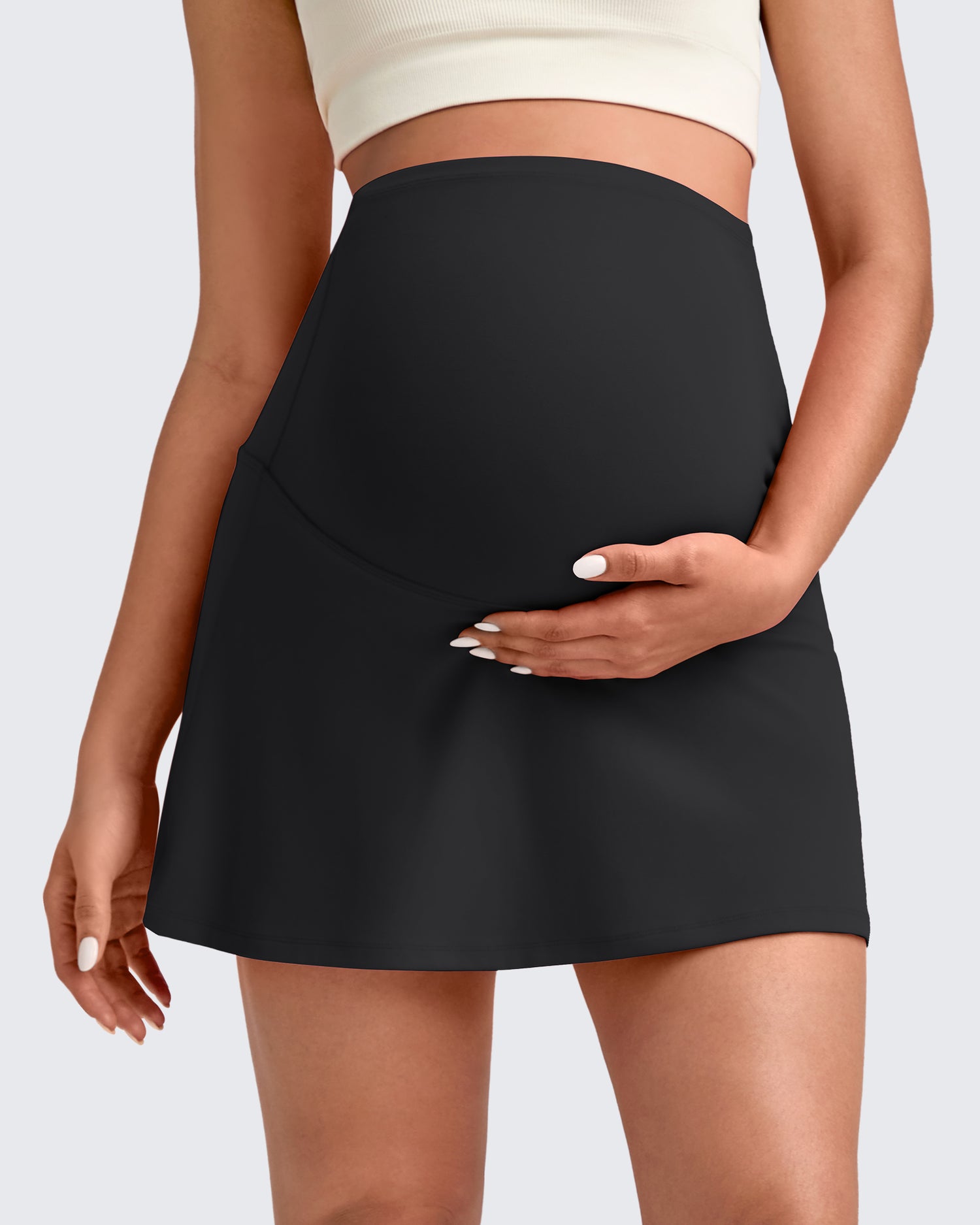G4Free - BareFeel Inner Shorts Maternity Workout Skirt -GF25HY520AA-S