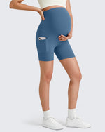 G4Free - BareFeel Maternity Athletic Legging Shorts 5'' -GF25AY336AA-S