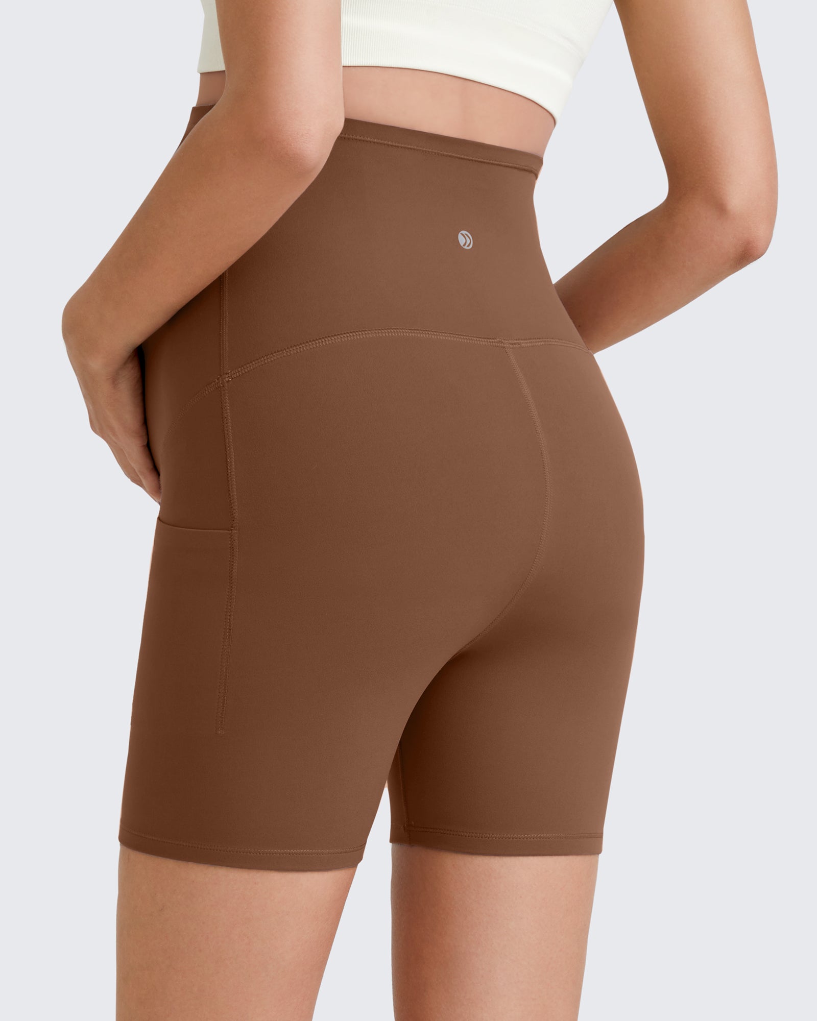 G4Free - BareFeel Maternity Athletic Legging Shorts 5'' -GF25AY336AA-S