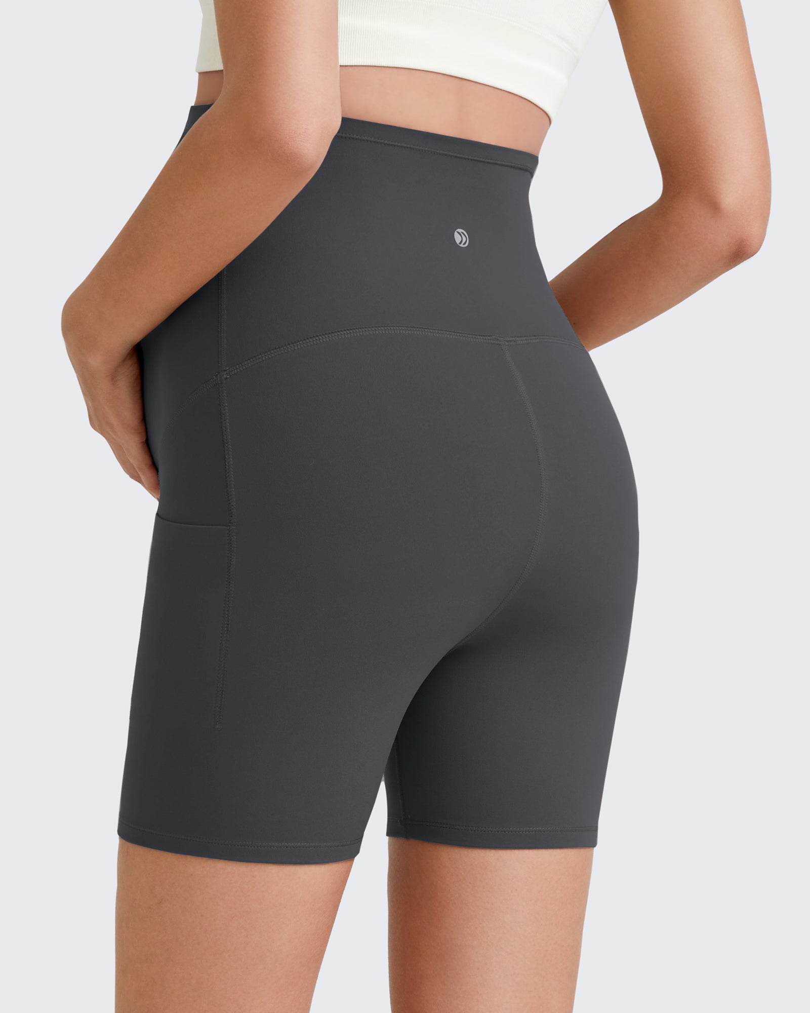 G4Free - BareFeel Maternity Athletic Legging Shorts 5'' -GF25AY336AA-S