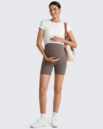 G4Free - BareFeel Maternity Athletic Legging Shorts 5'' -GF25AY336AA-S