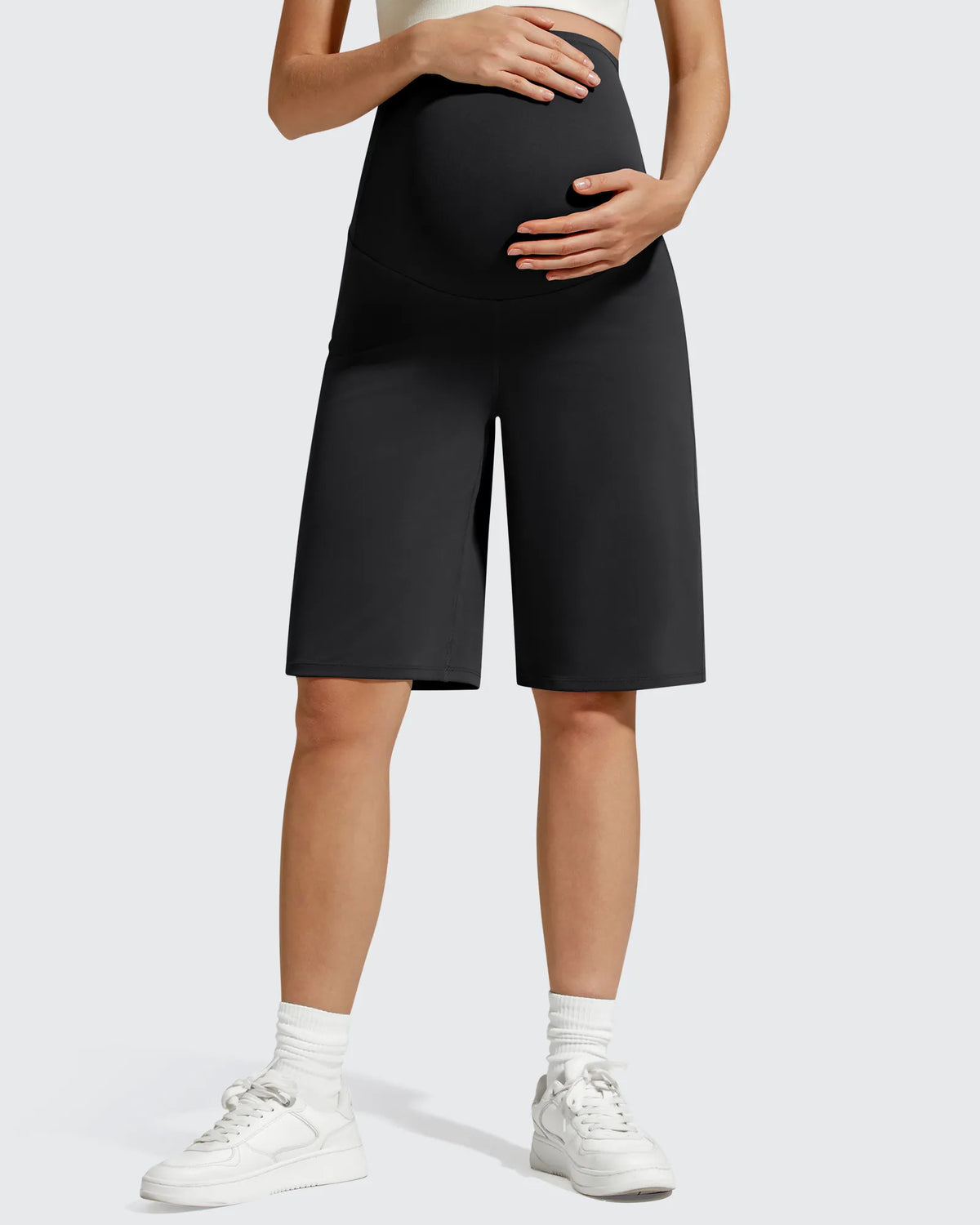 G4Free - BareFeel Maternity Bermuda Wide Leg Shorts -GF26EY793A001A-S
