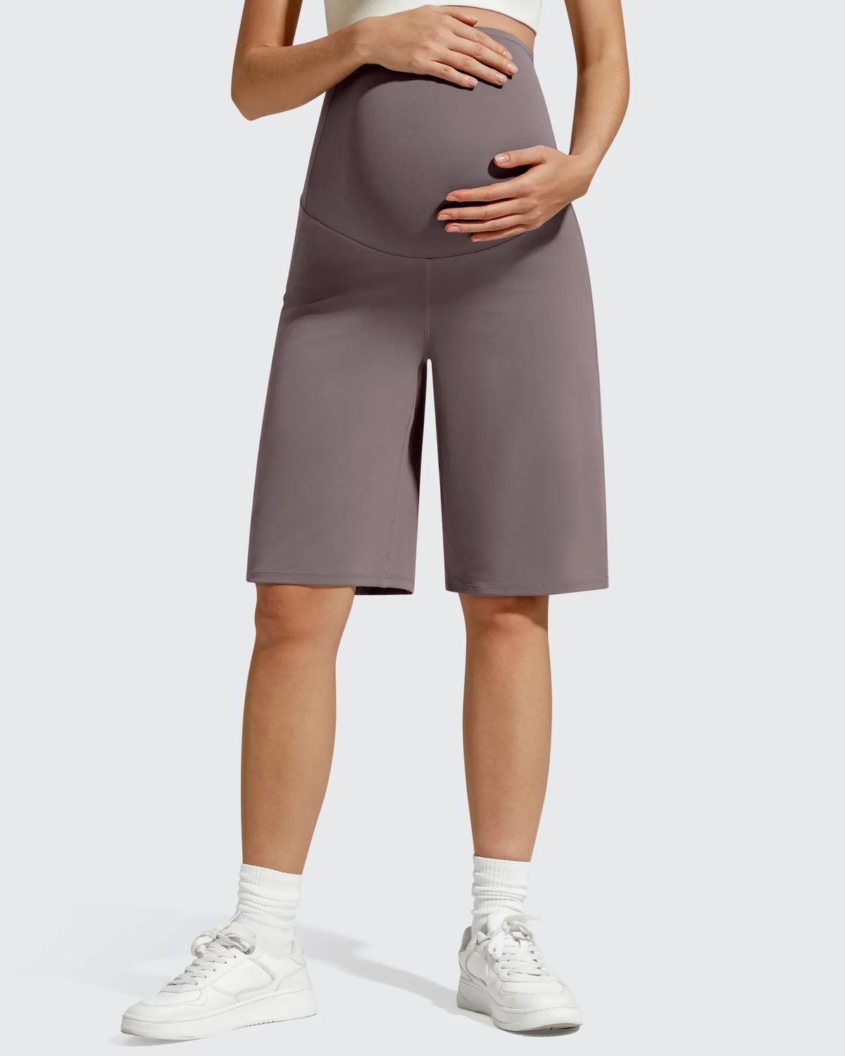 G4Free - BareFeel Maternity Bermuda Wide Leg Shorts -GF26EY793A001A-S