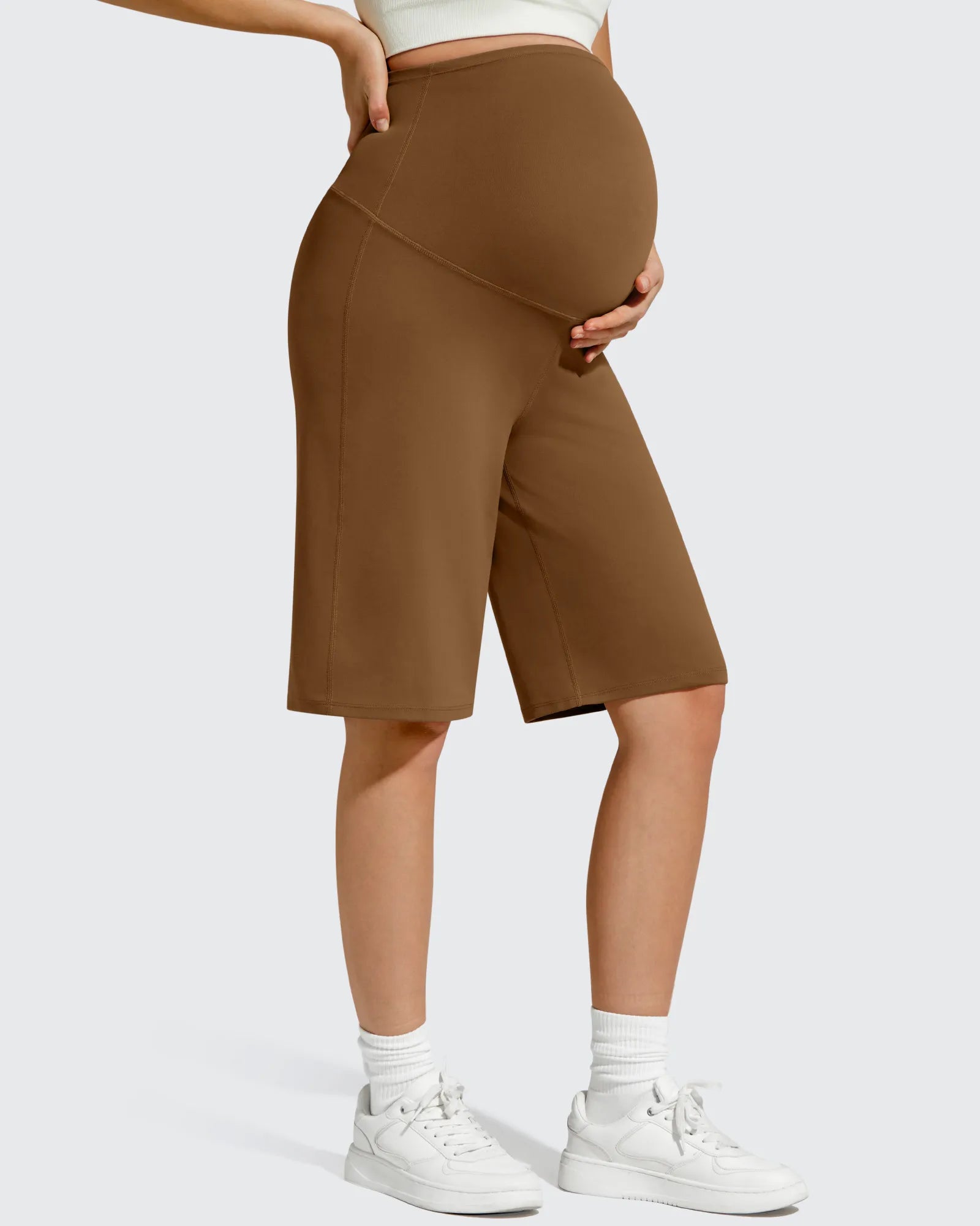 G4Free - BareFeel Maternity Bermuda Wide Leg Shorts -GF26EY793A001A-S