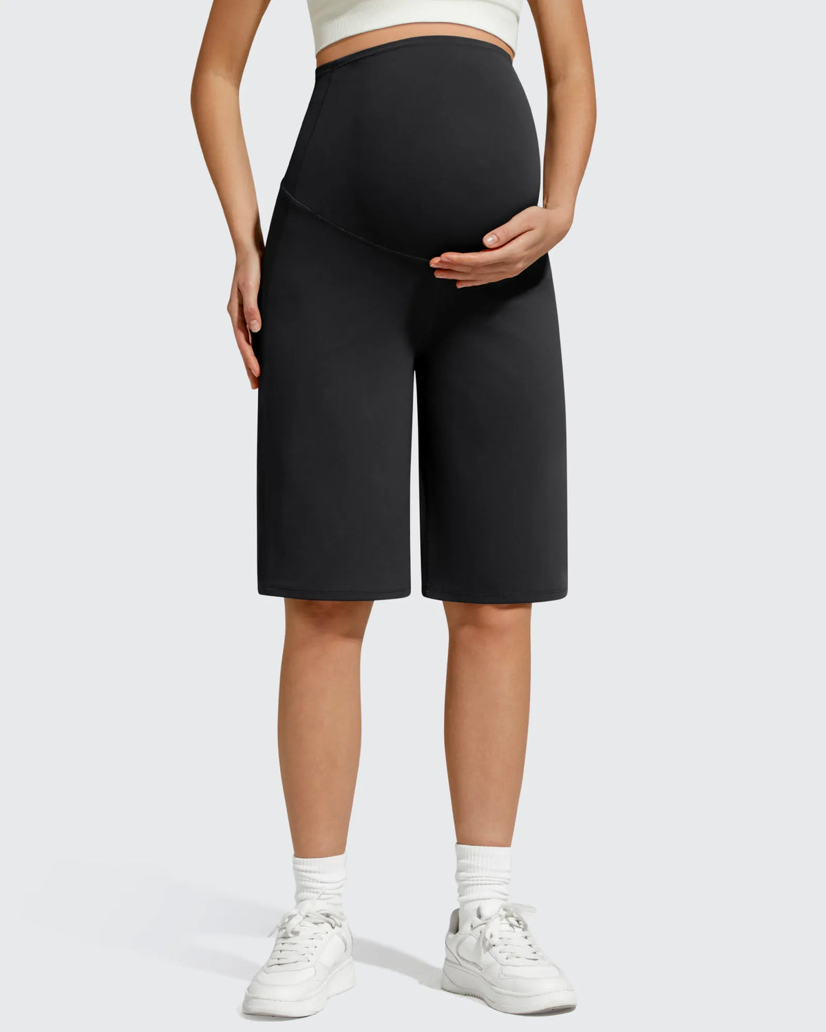 G4Free - BareFeel Maternity Bermuda Wide Leg Shorts -GF26EY793A001A-S
