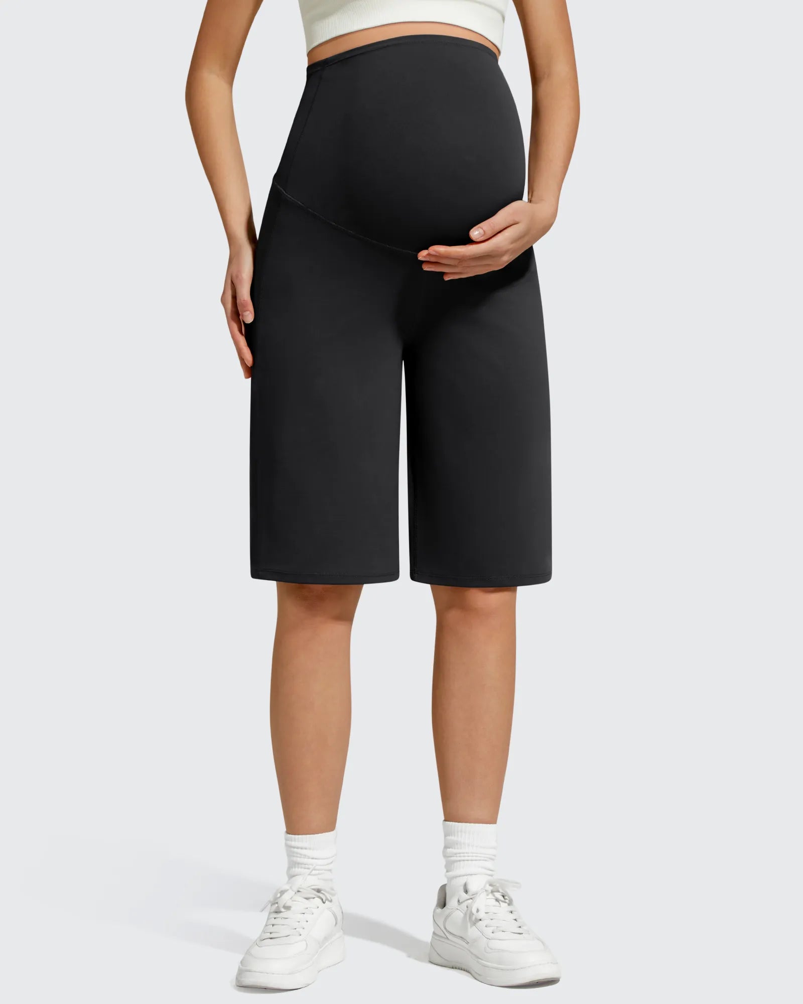G4Free - BareFeel Maternity Bermuda Wide Leg Shorts -GF26EY793A001A-S