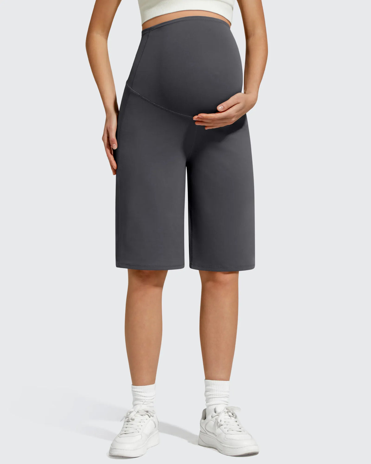 G4Free - BareFeel Maternity Bermuda Wide Leg Shorts -GF26EY793A001A-S