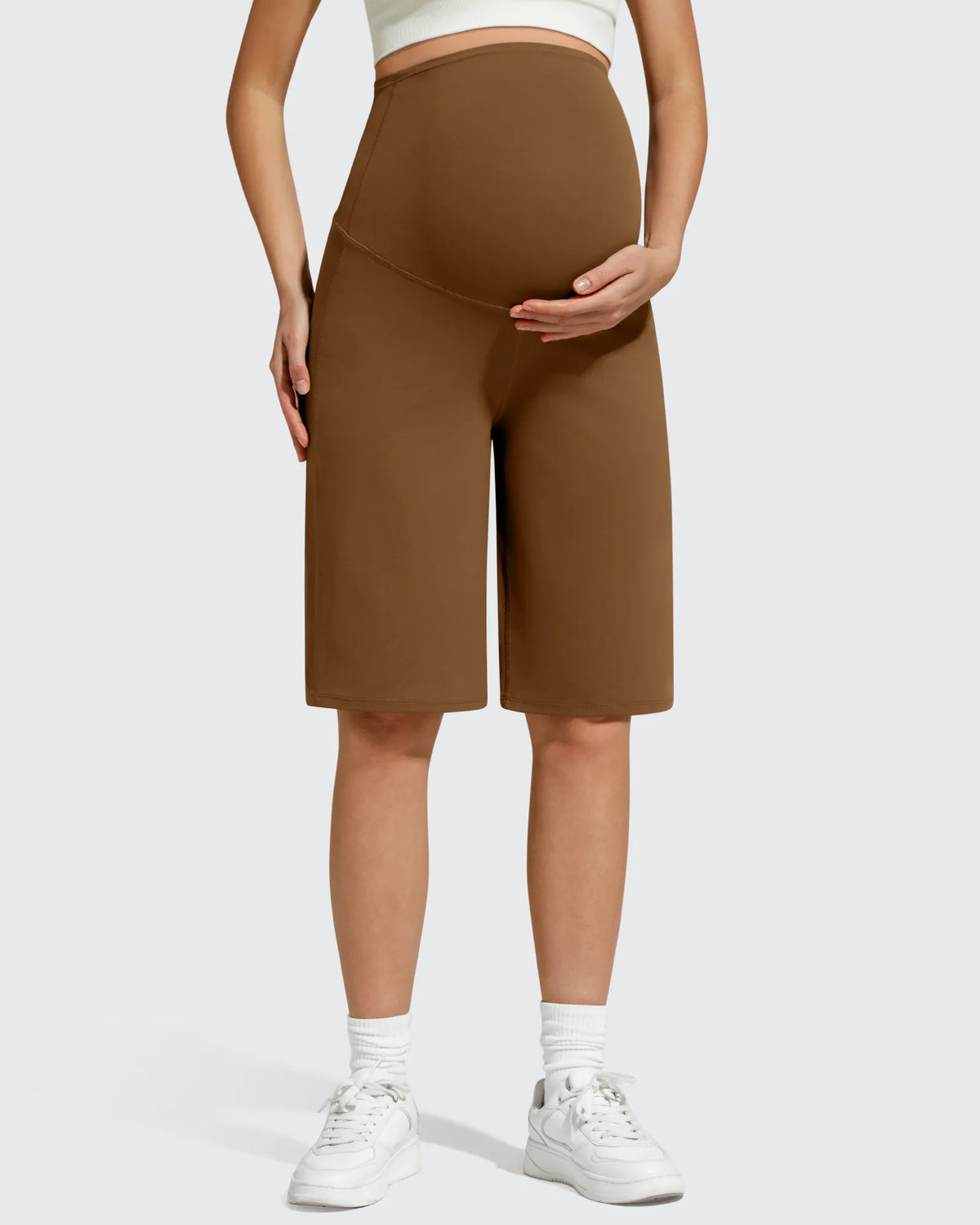 G4Free - BareFeel Maternity Bermuda Wide Leg Shorts -GF26EY793A001A-S