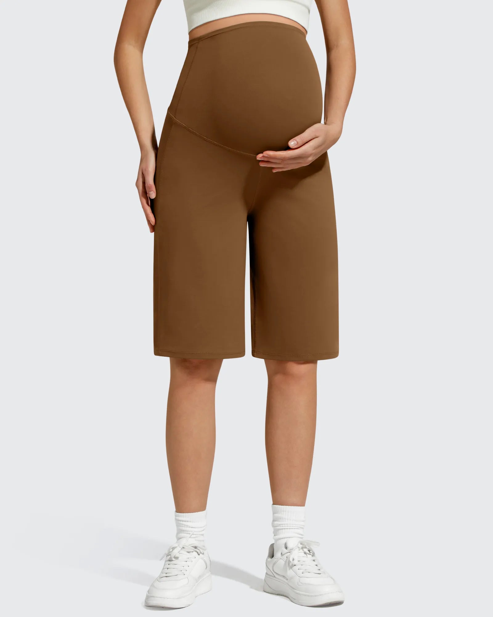 G4Free - BareFeel Maternity Bermuda Wide Leg Shorts -GF26EY793A001A-S