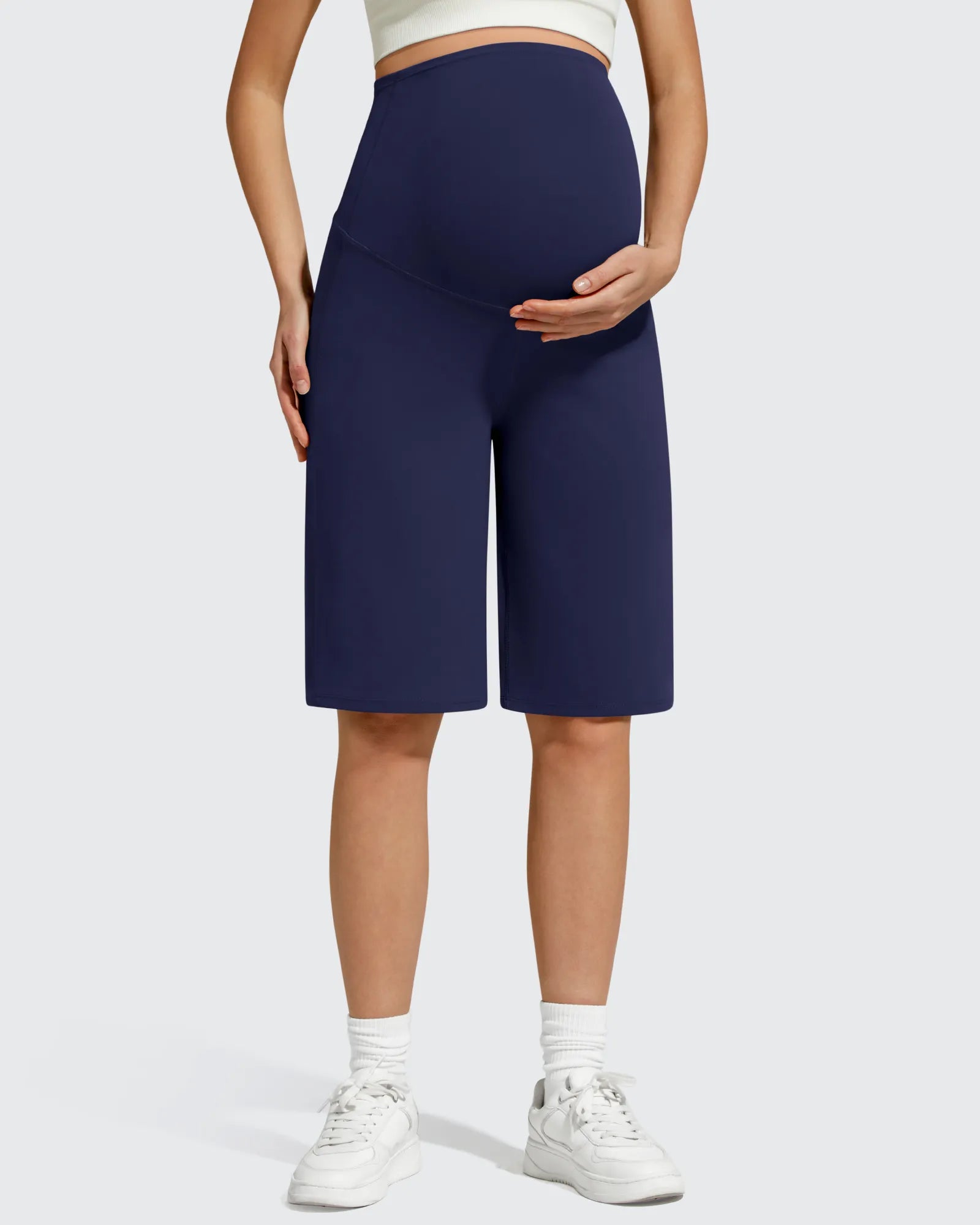 G4Free - BareFeel Maternity Bermuda Wide Leg Shorts -GF26EY793A001A-S