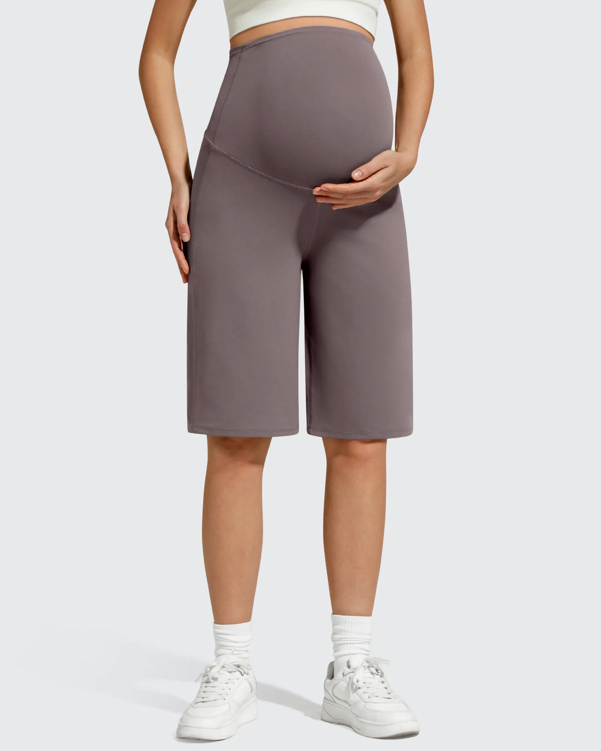 G4Free - BareFeel Maternity Bermuda Wide Leg Shorts -GF26EY793A001A-S