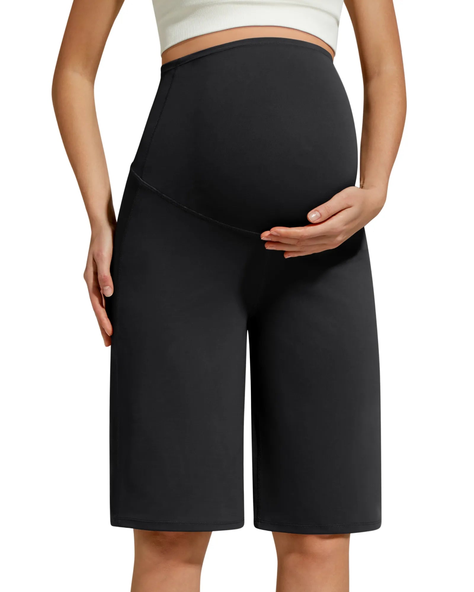 G4Free - BareFeel Maternity Bermuda Wide Leg Shorts -GF26EY793A001A-S