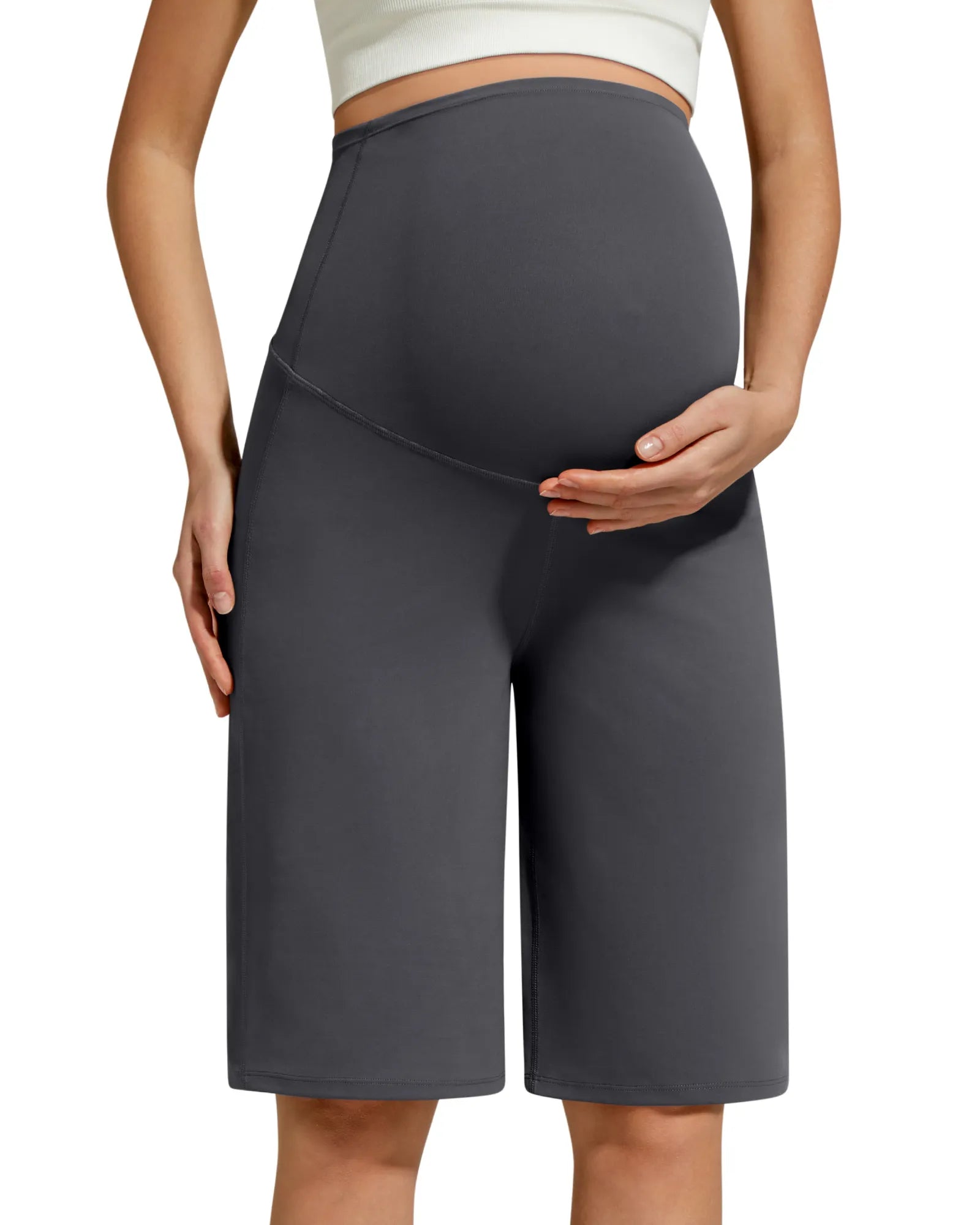 G4Free - BareFeel Maternity Bermuda Wide Leg Shorts -GF26EY793A001A-S