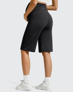 G4Free - BareFeel Maternity Bermuda Wide Leg Shorts -GF26EY793A001A-S