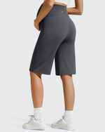 G4Free - BareFeel Maternity Bermuda Wide Leg Shorts -GF26EY793A001A-S