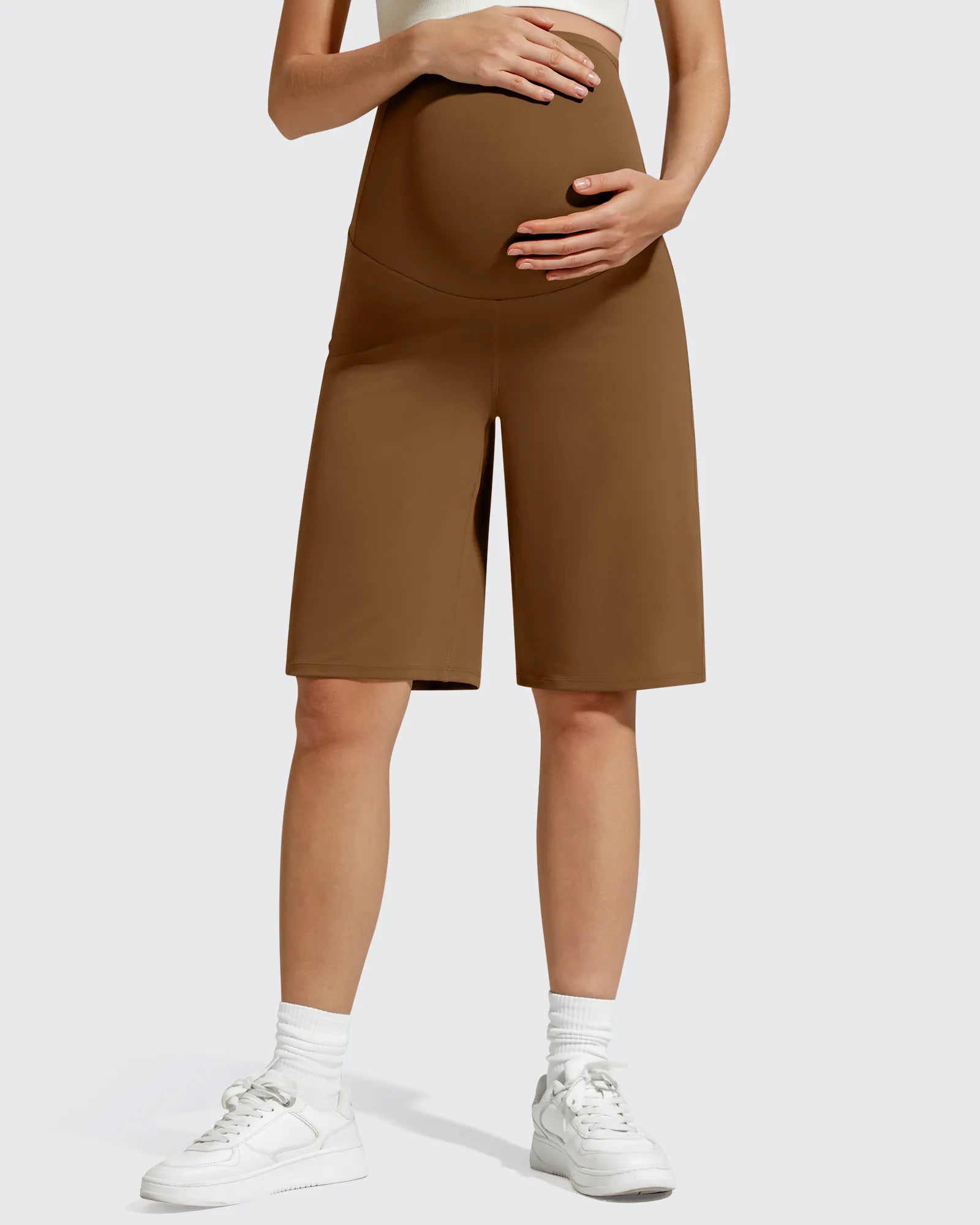 G4Free - BareFeel Maternity Bermuda Wide Leg Shorts -GF26EY793F004A-S