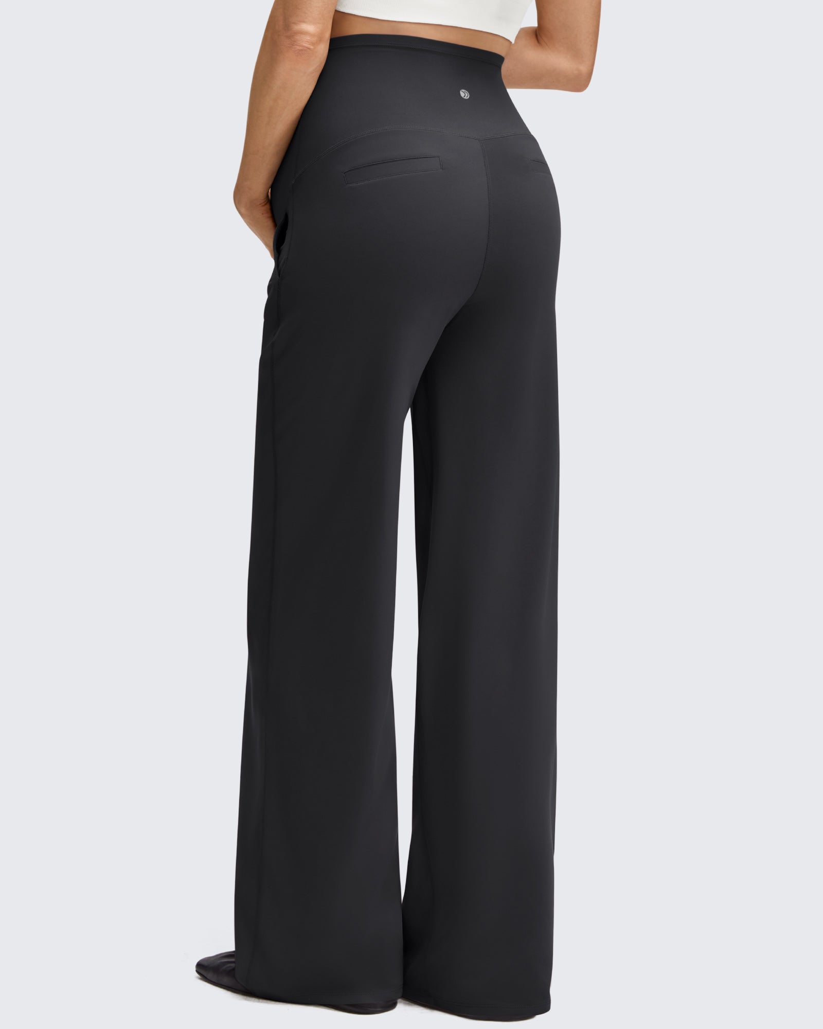 G4Free - BareFeel Maternity Casual Pockets Wide-Leg Pants -GF25JY593AF-XS